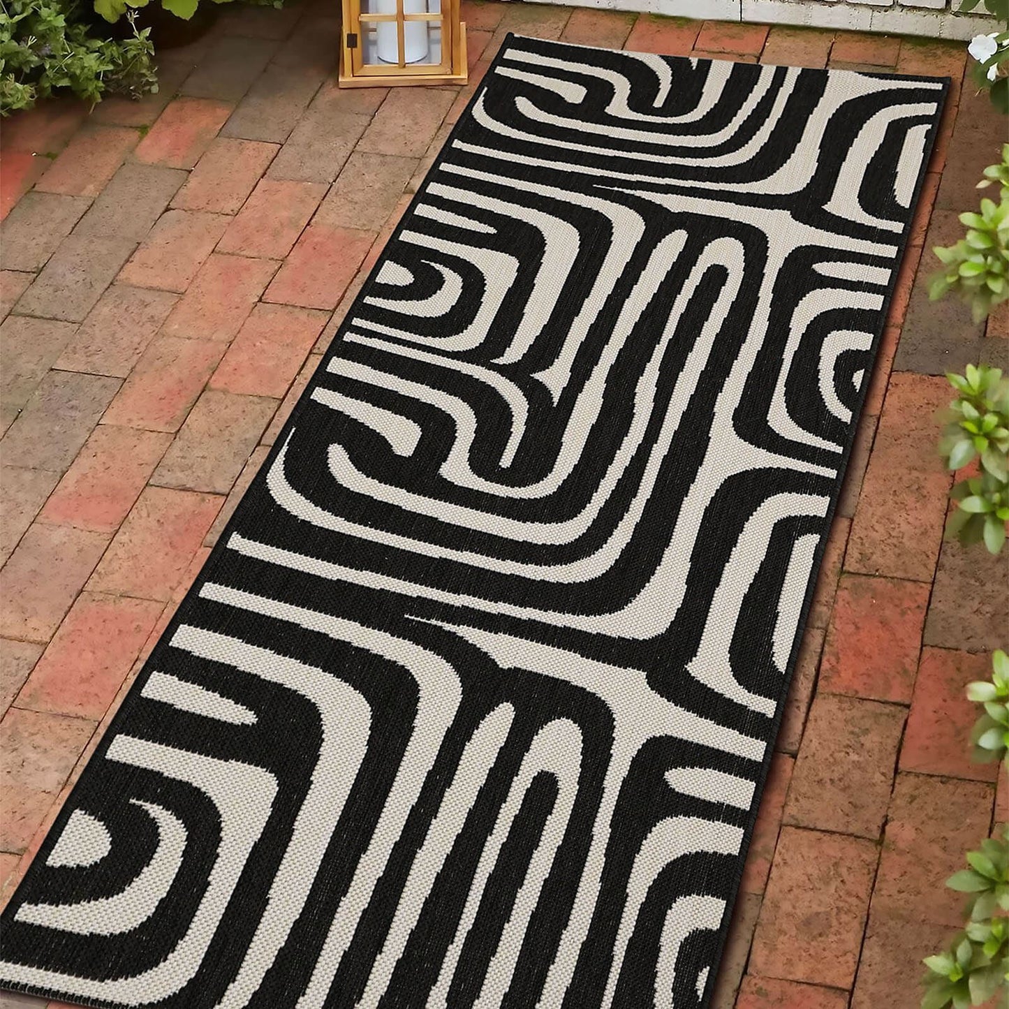 County Zebra Black Animal Rug