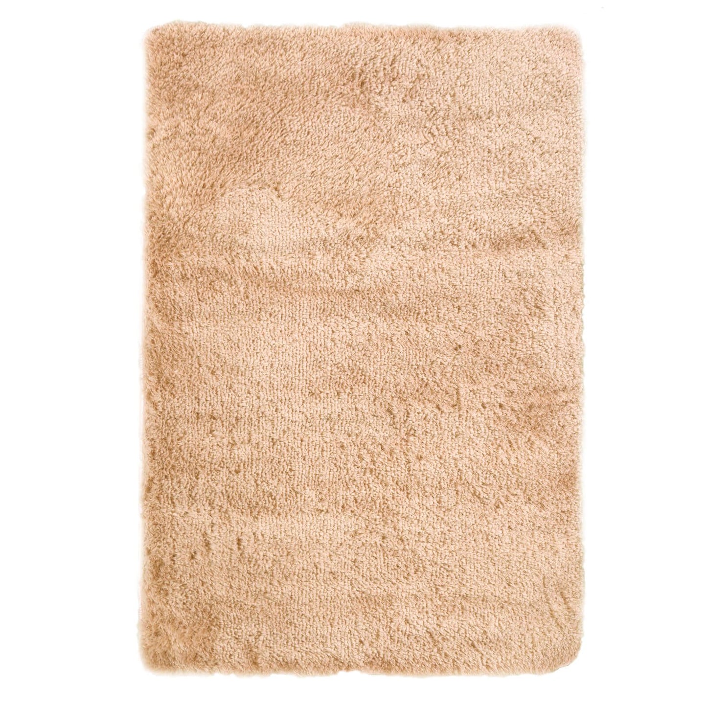 Soft Washable Cosy Champagne Plain Rug