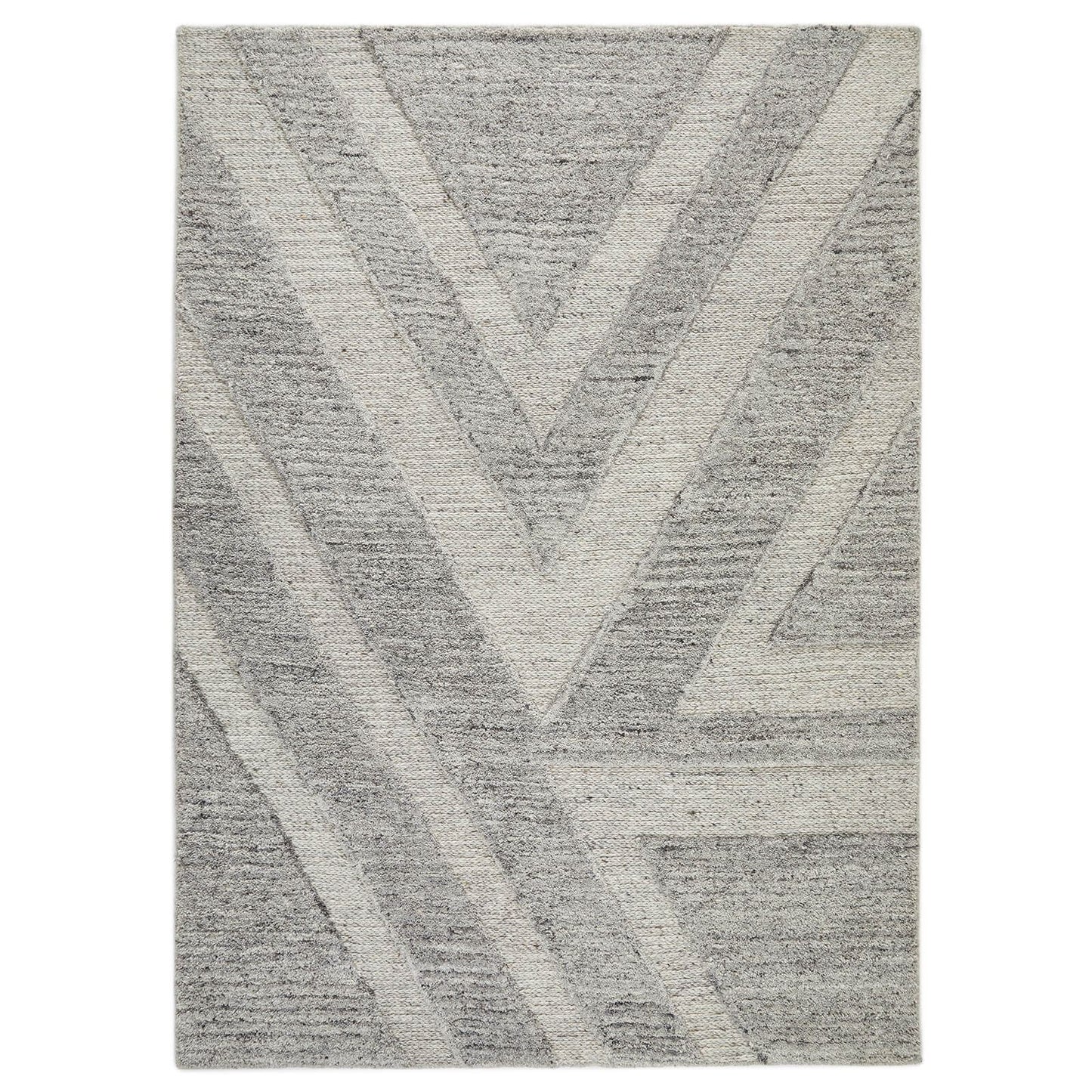 Stellar Arrow Textured Natural Rug