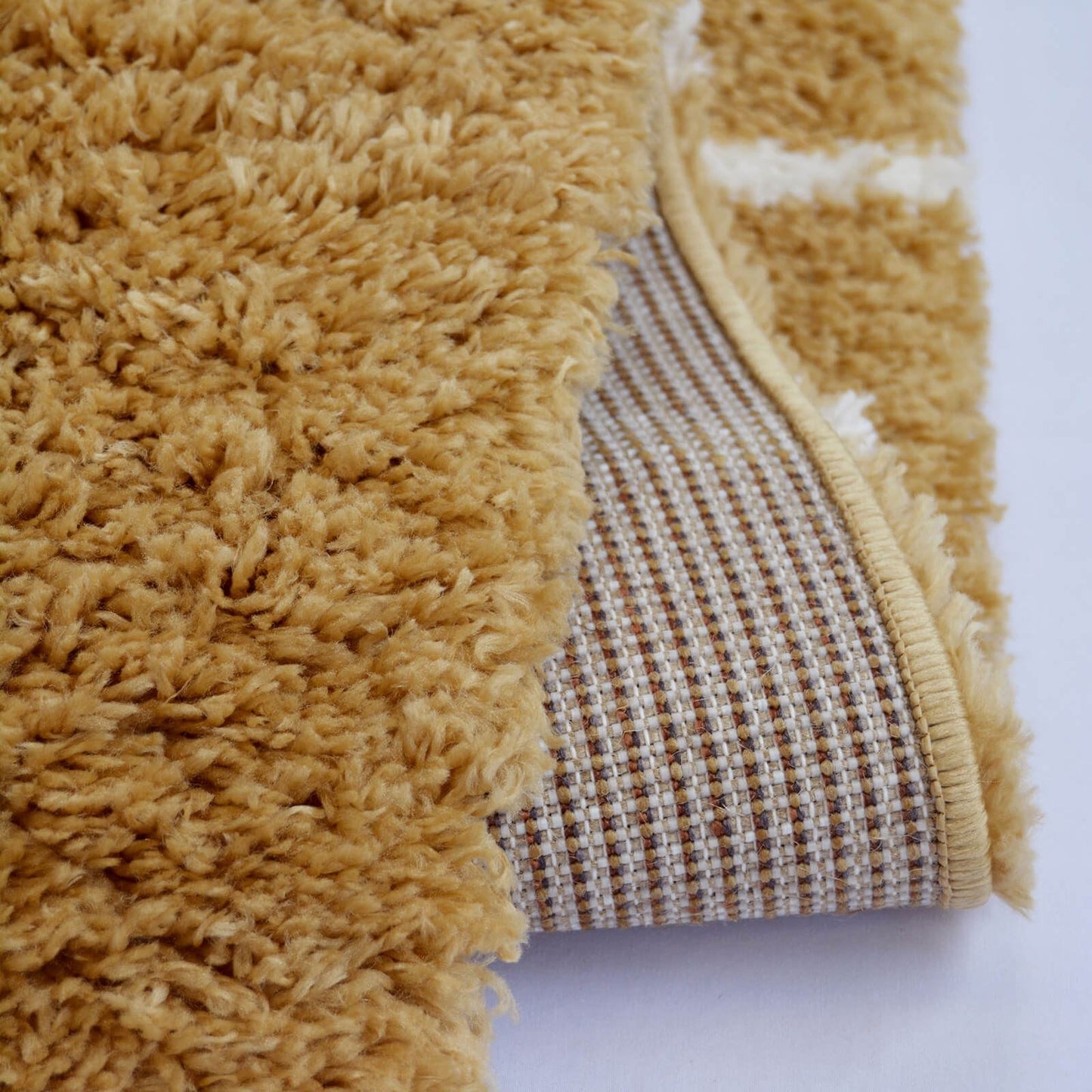 Snug Yellow Bubbles Rug