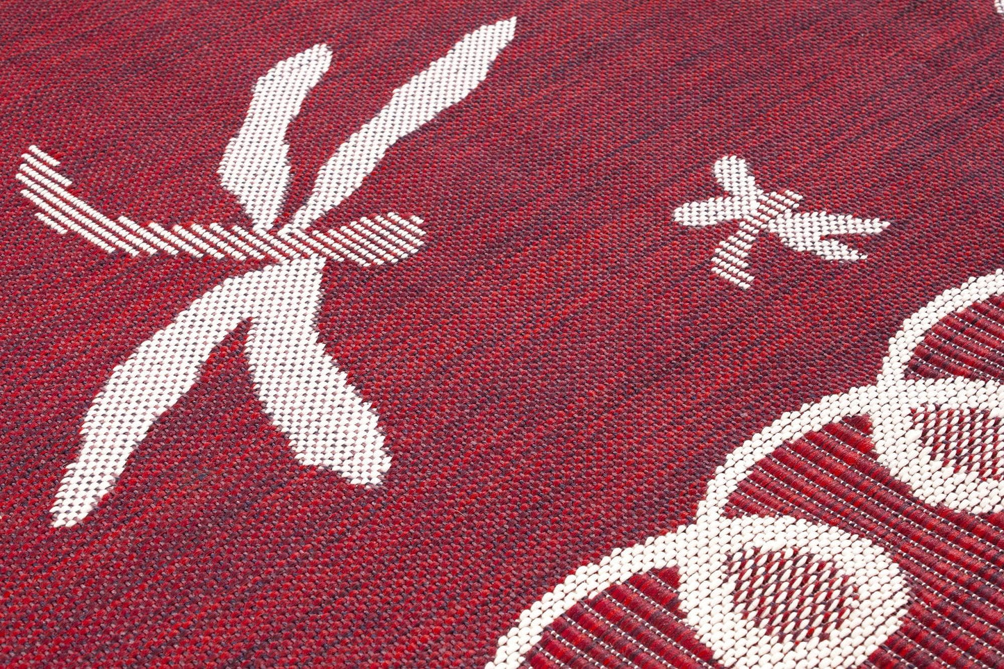Terrace Dragonfly Bordeaux Rugs