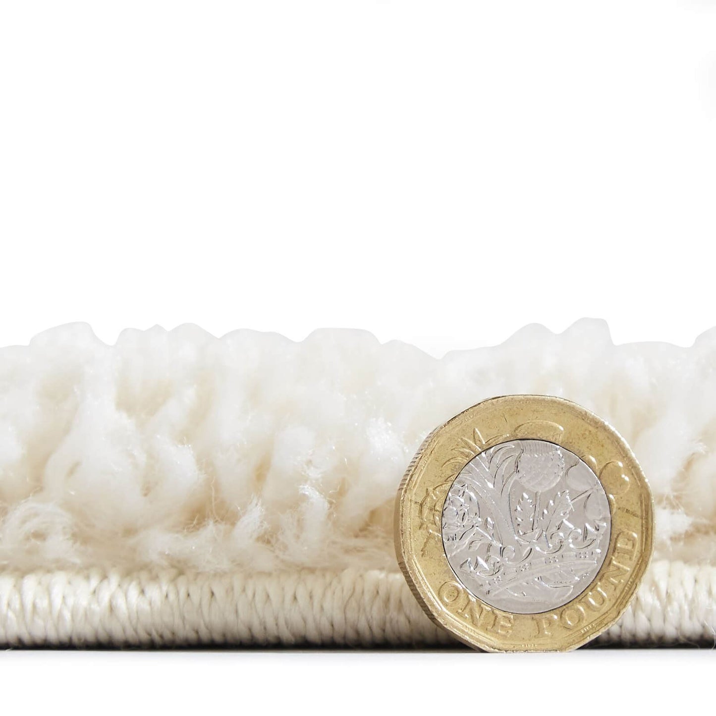 Ideal Shaggy 80362 Cream Berber Rug - 200 x 290cm (6ft 6" x 9ft 6")