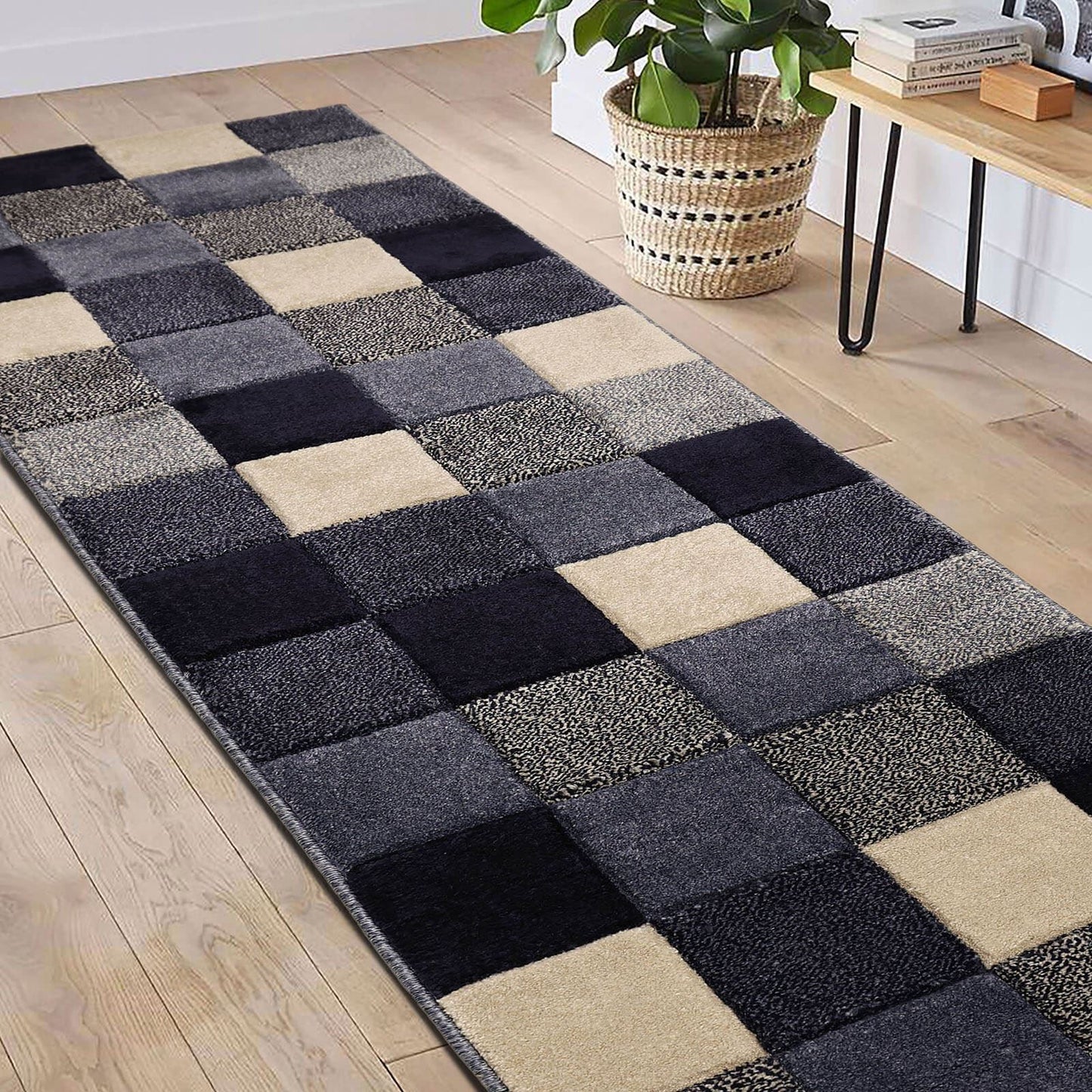 Newport Blocks Blue Blocks Rug