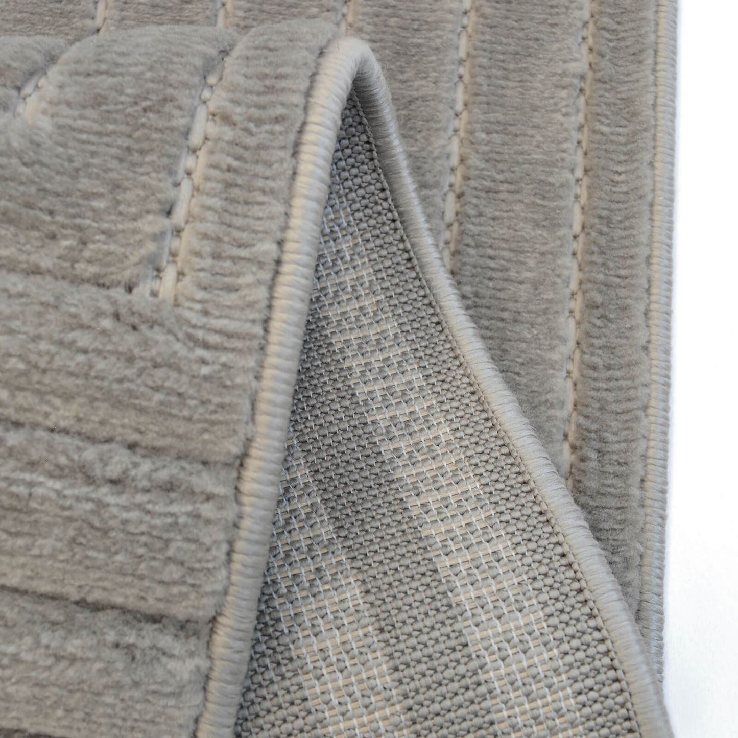 Malmo Squares Grey Rug