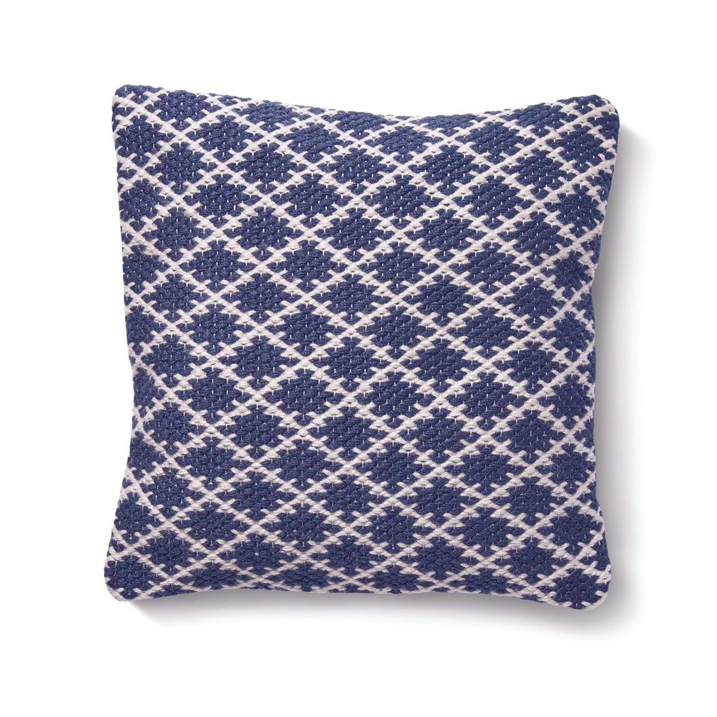 Hug Rug Woven Trellis Cushion Navy 45X45 Rug