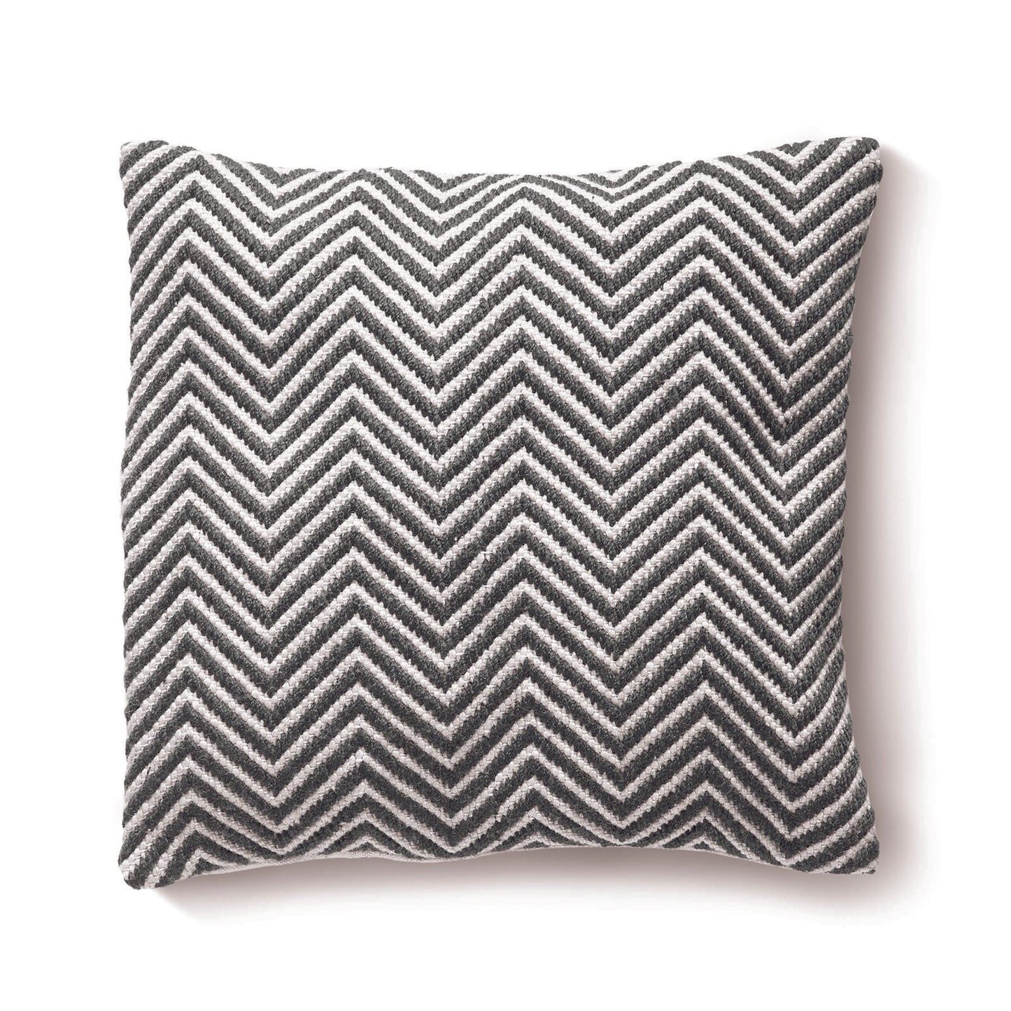 Hug Rug Woven Herringbone Cushion Warm Grey 45X45 Rug