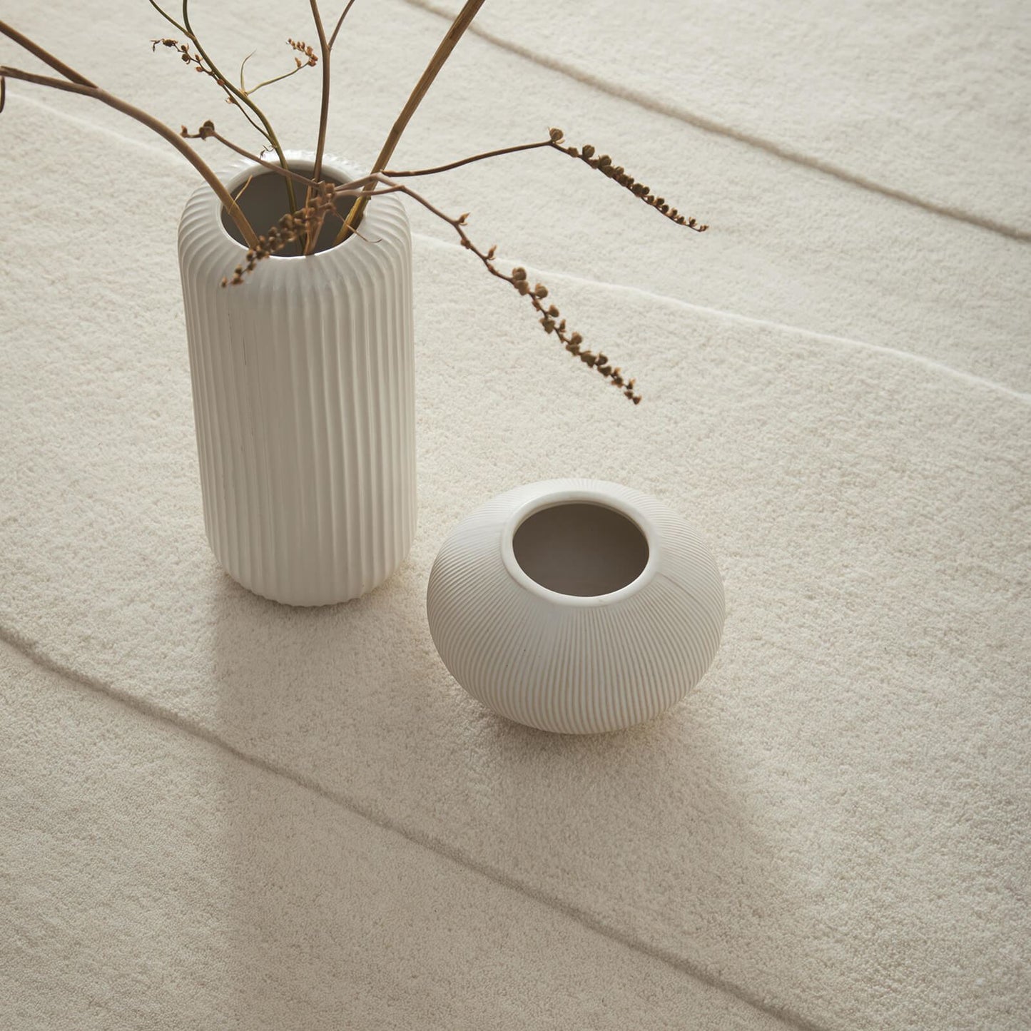 Origins Sculptured Rock Cream Rug