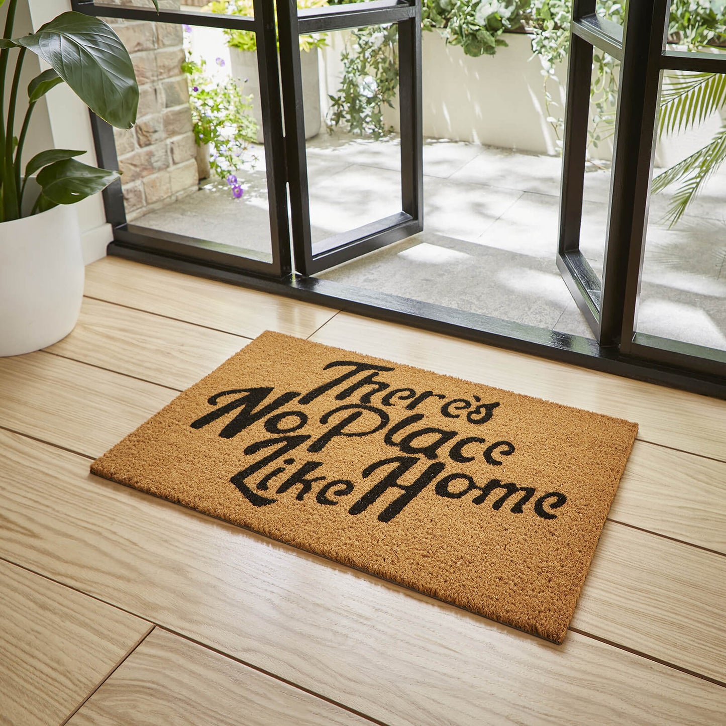 Coir There's No Place like Home Mat Rug - 45 x 75
