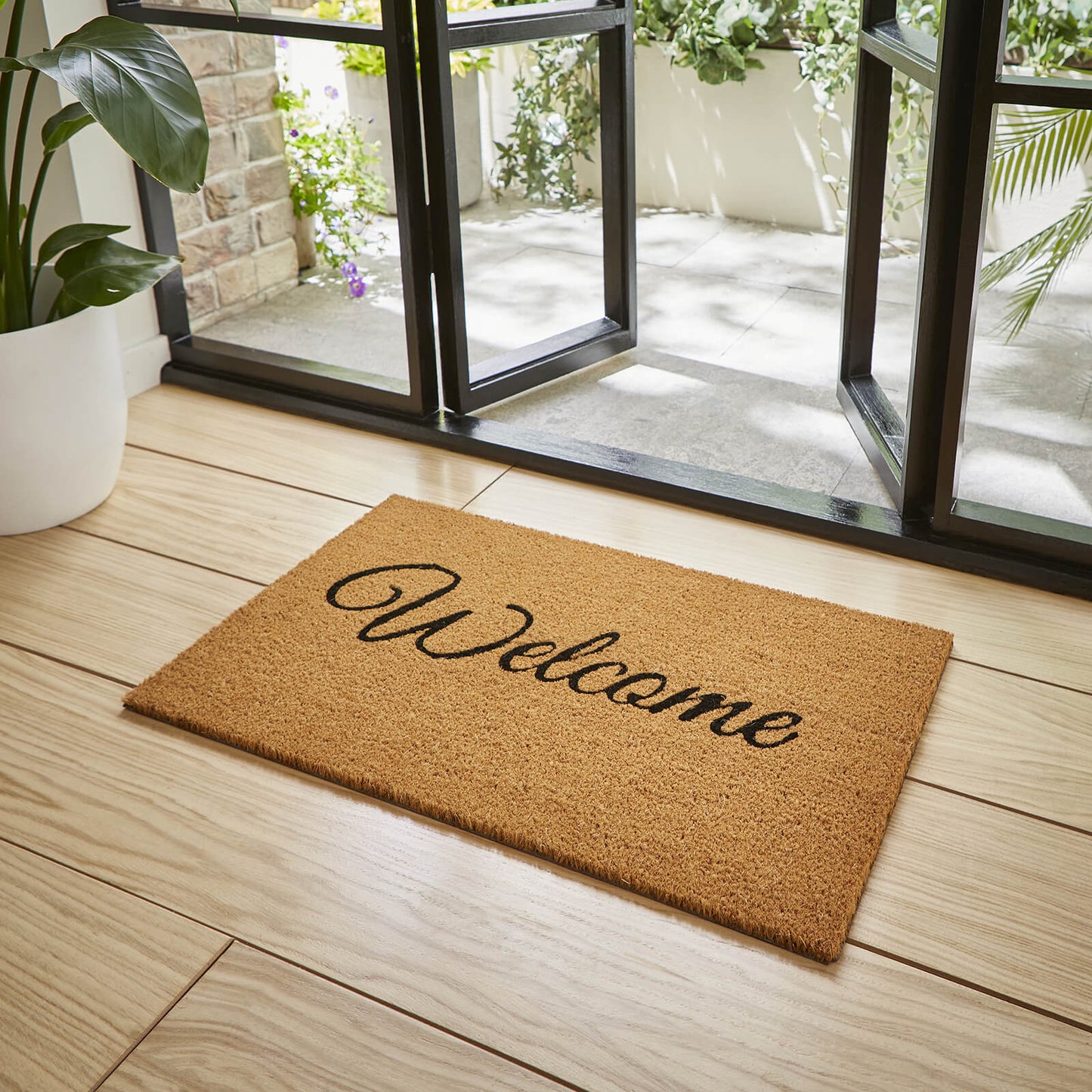 Coir Welcome Mat Rug - 45 x 75