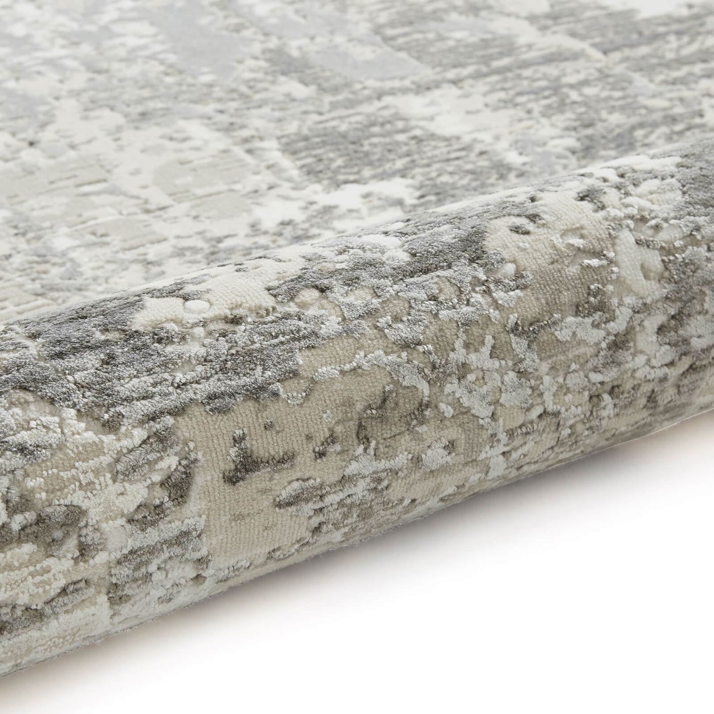 Mirage MR93 Grey Modern Abstract Rug - 200 x 290cm (6ft 6" x 9ft 6")
