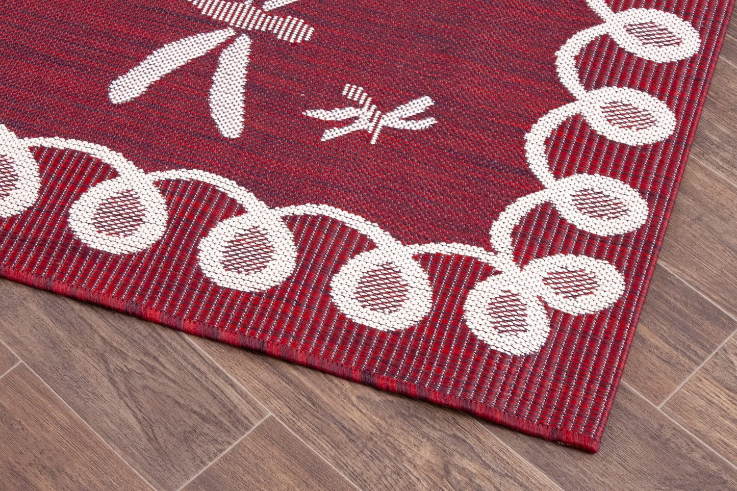 Terrace Dragonfly Bordeaux Rugs
