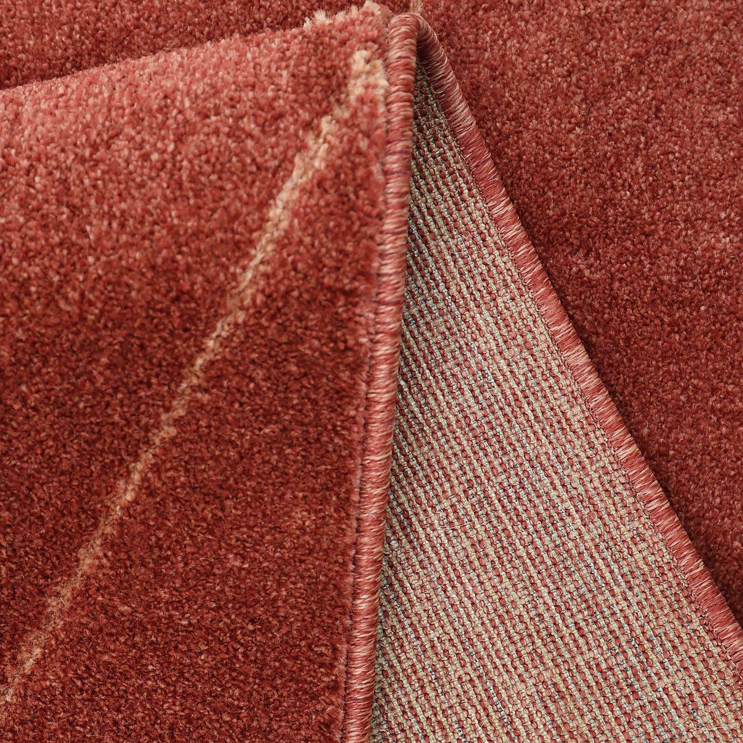 Newport Capleton Red Plain Rug