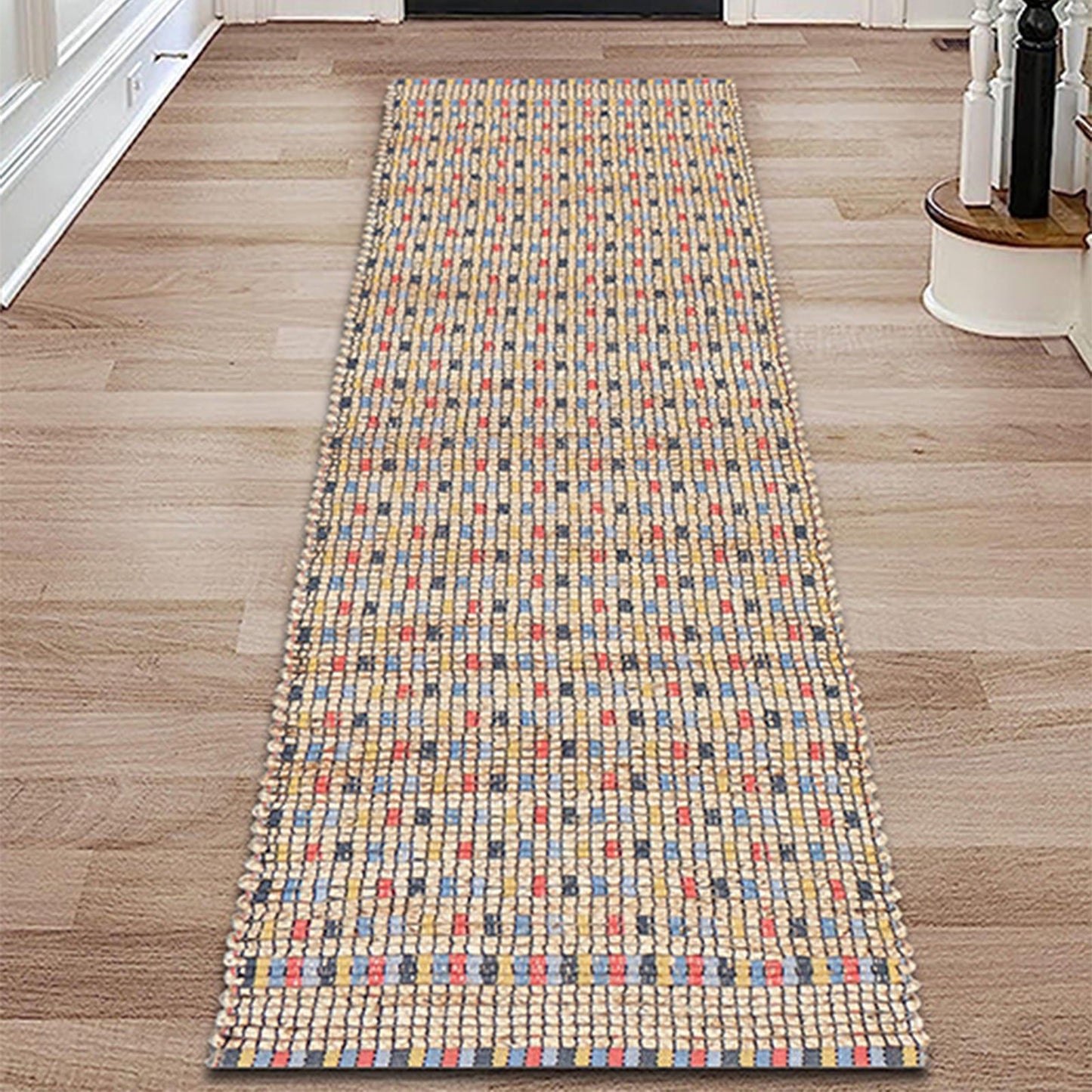 Lagos Multi Checkerboard Rug
