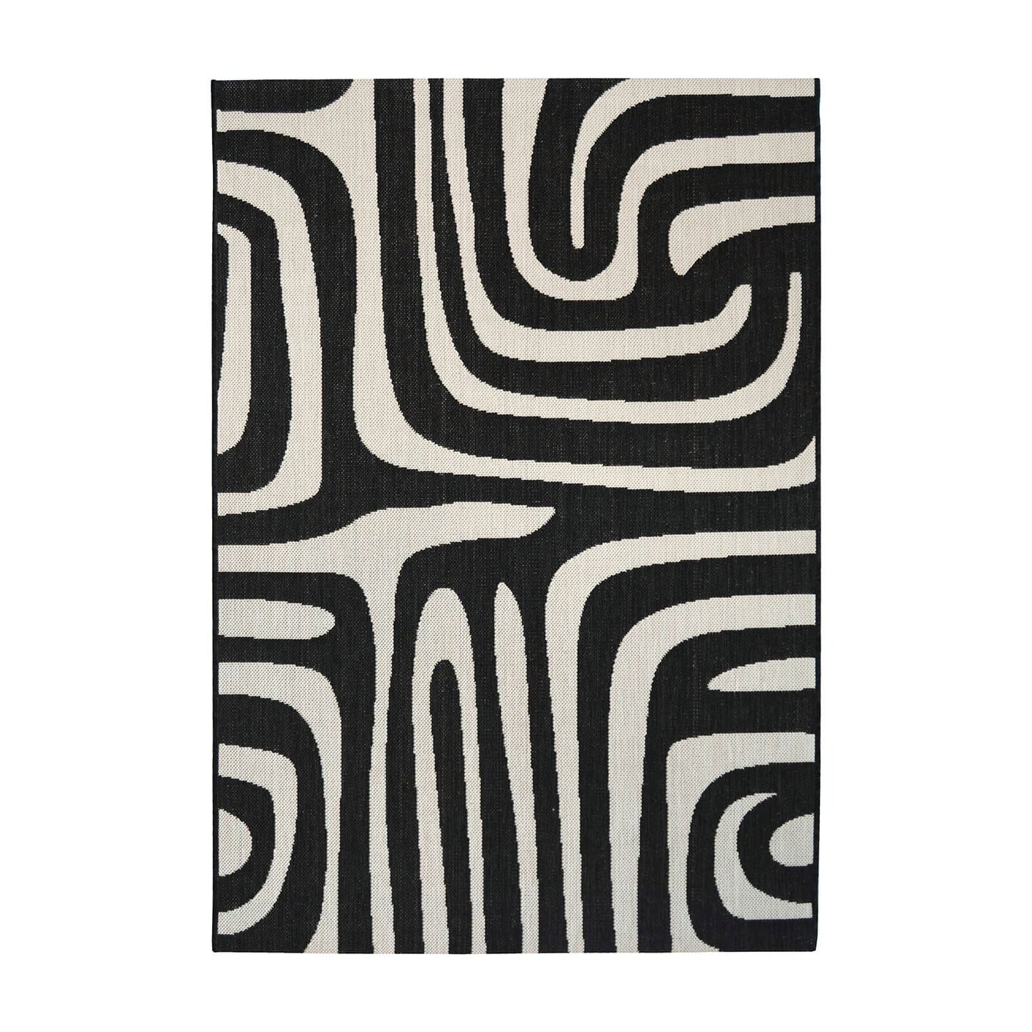 County Zebra Black Animal Rug