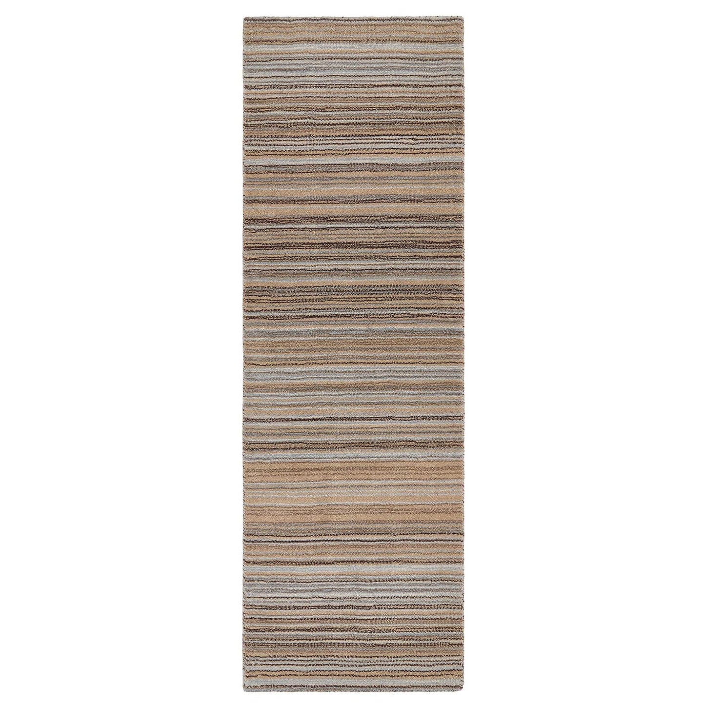 Fine Stripes Beige Modern Rugs