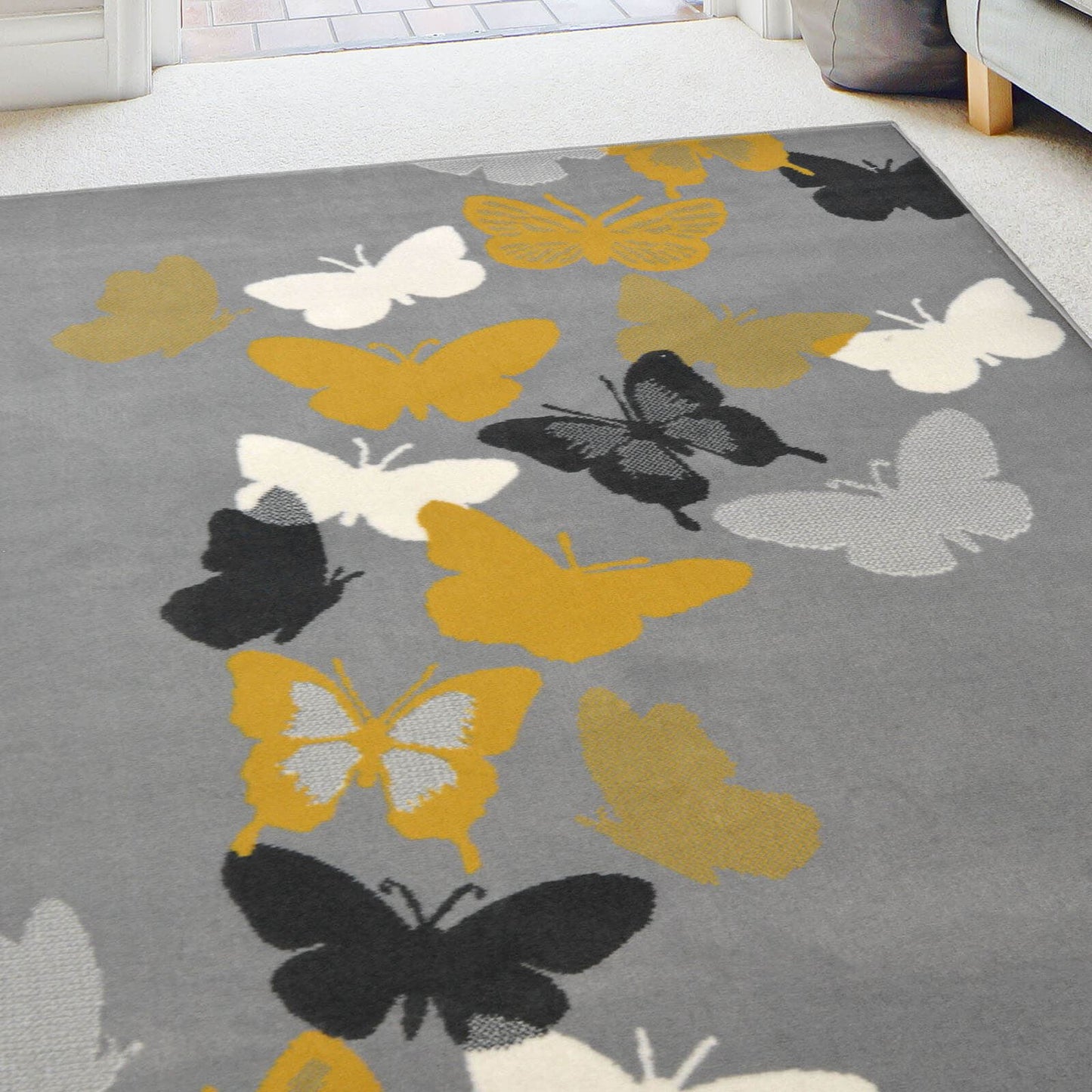 Maestro Butterfly Ochre Butterfly Rug