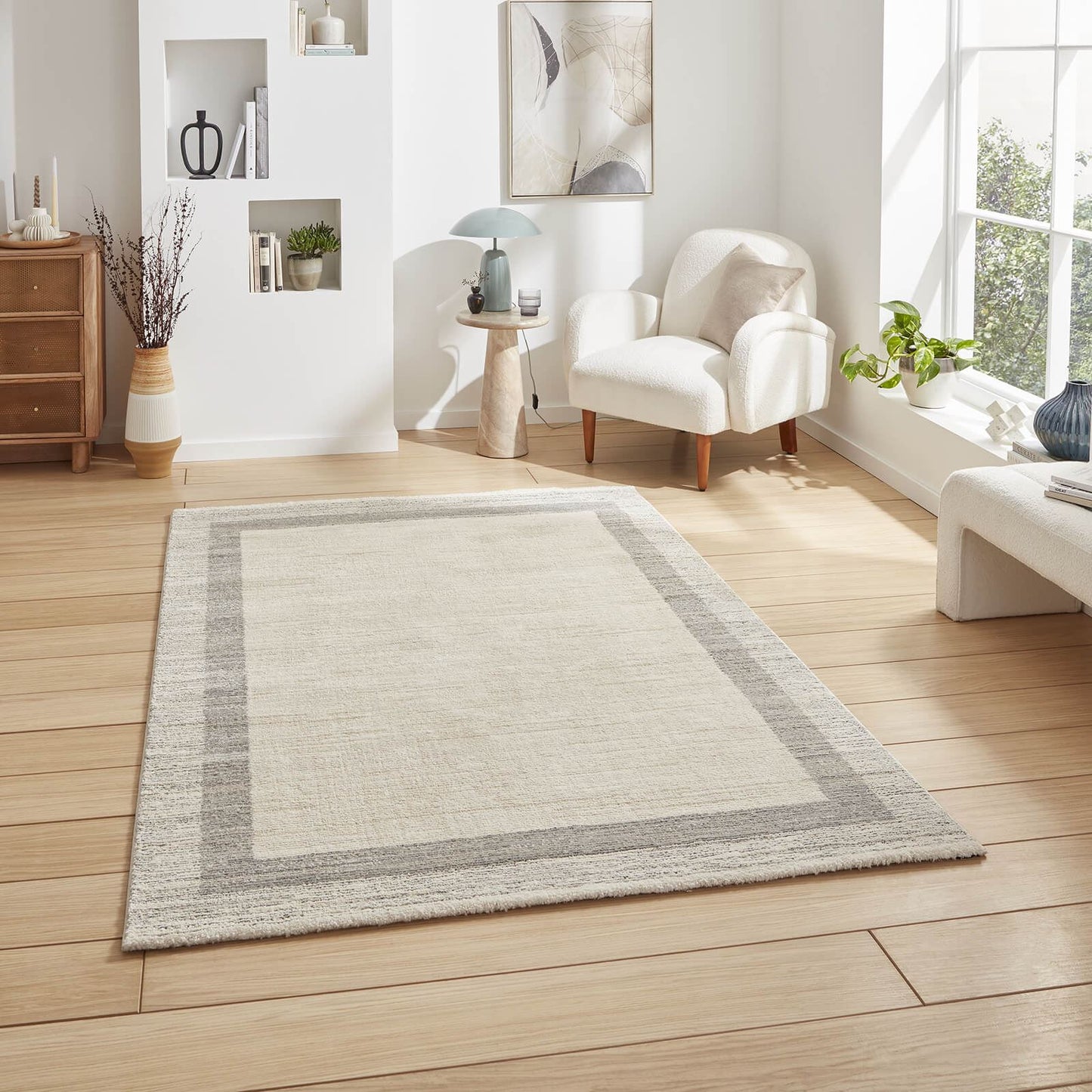 Geneva 1616 Beige Berber Rug