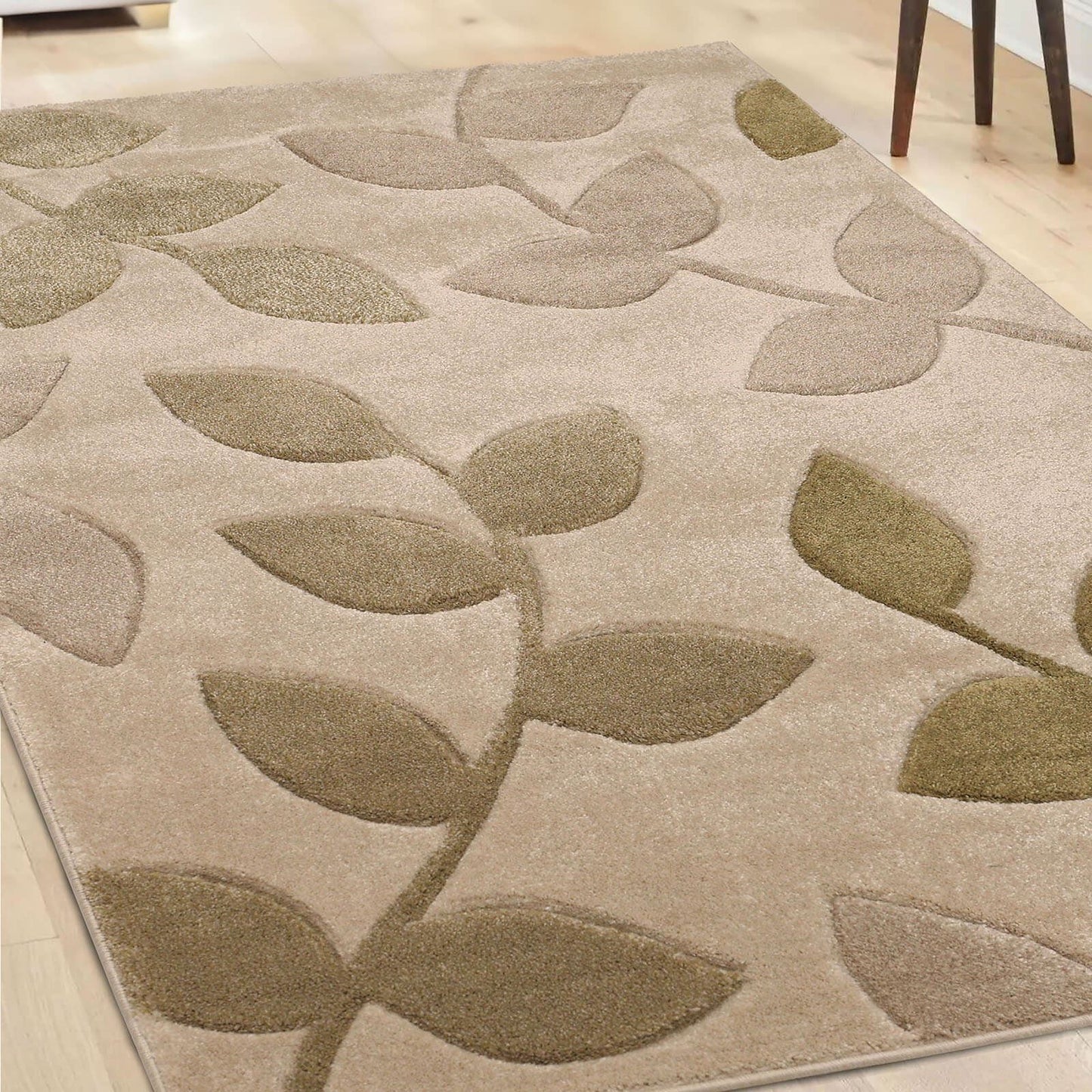 Newport Green Leafs Rug