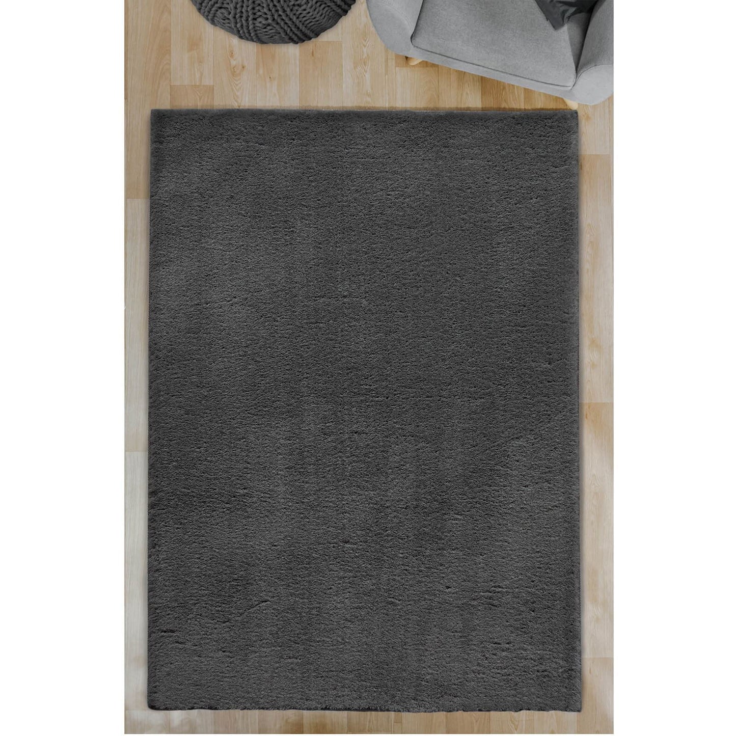 Royale Rug Anthracite Plain Rug