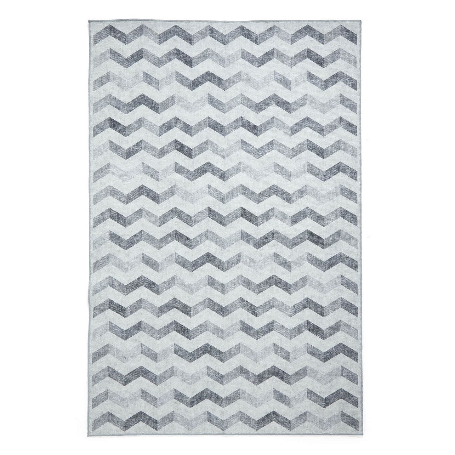 Coral H1059 Grey Modern Washable Rug