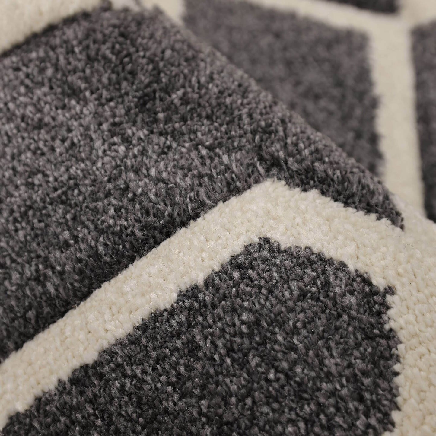 Newport Grey Lattice Rug