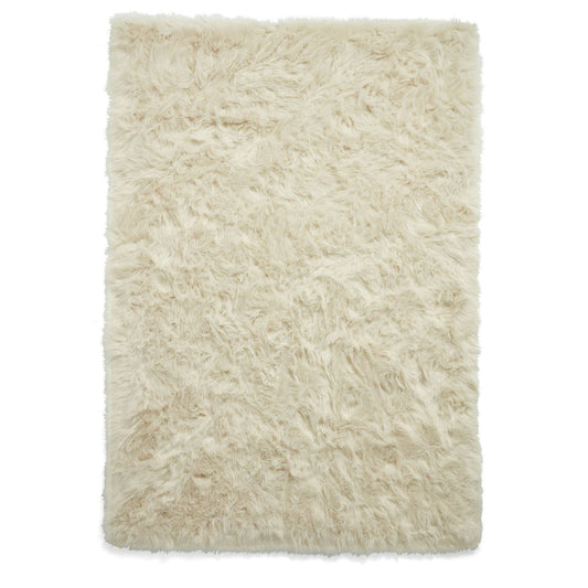 Polar Plush Beige Soft Shaggy Rug - 160 x 220cm (5ft 3" x 7ft 3")