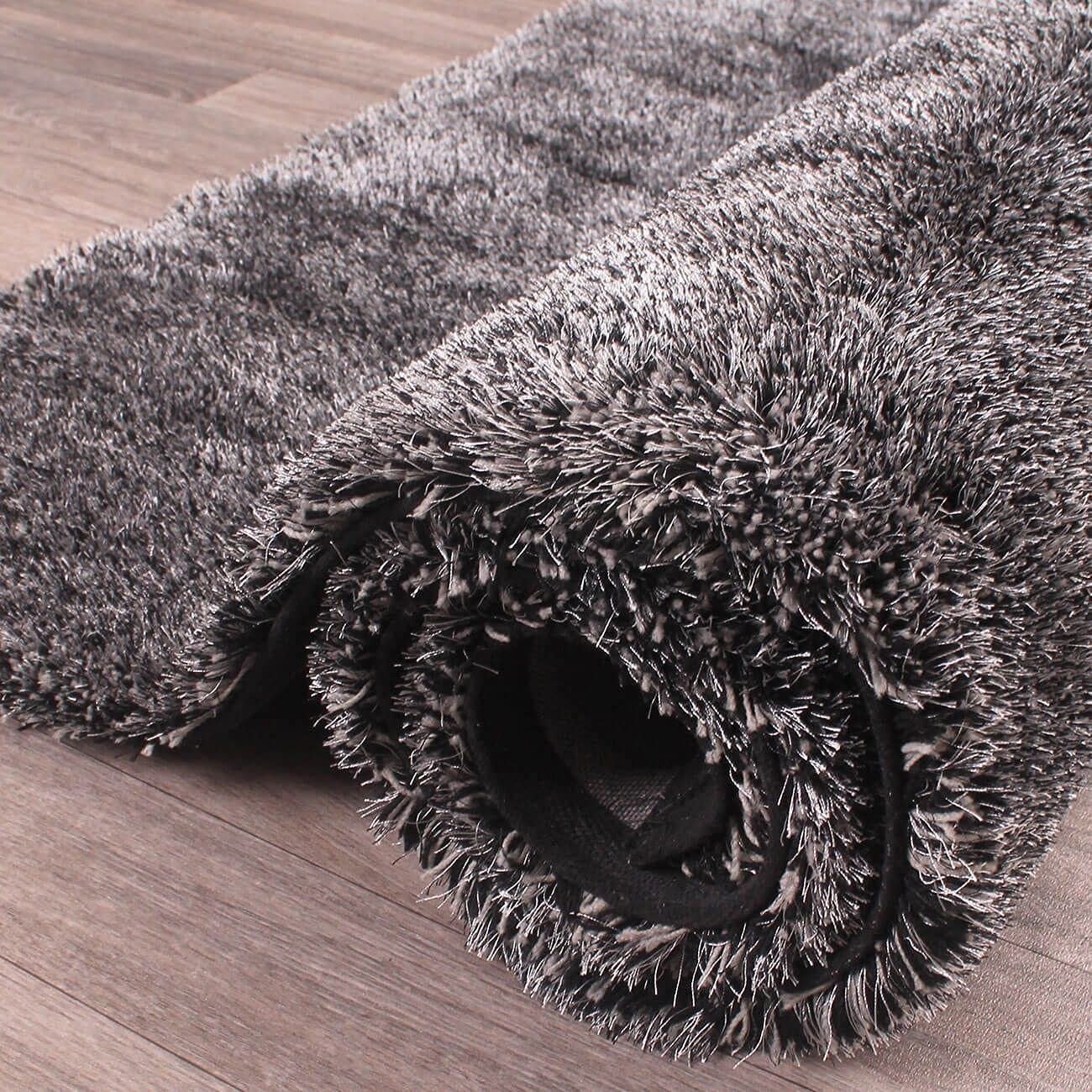 Indigo Plain Charcoal Rugs