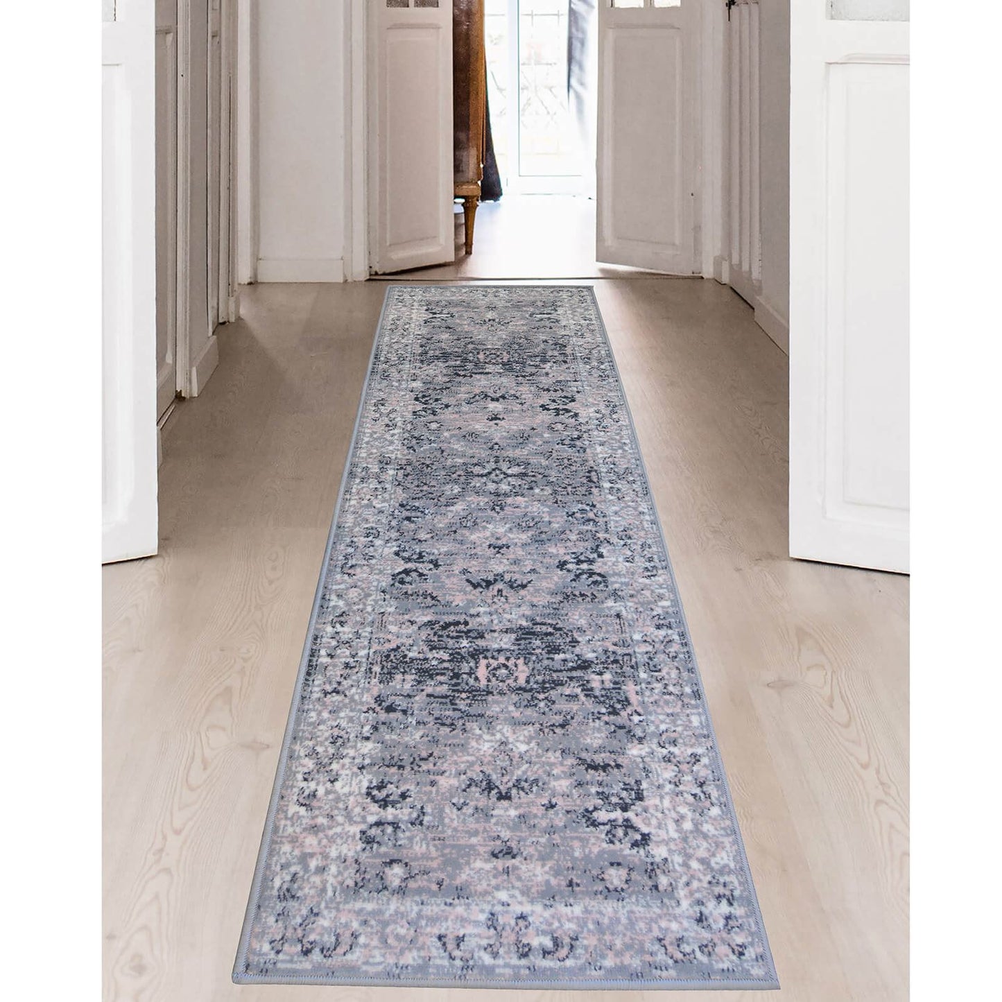 Maestro New Trad Grey/Pink Traditional Rug
