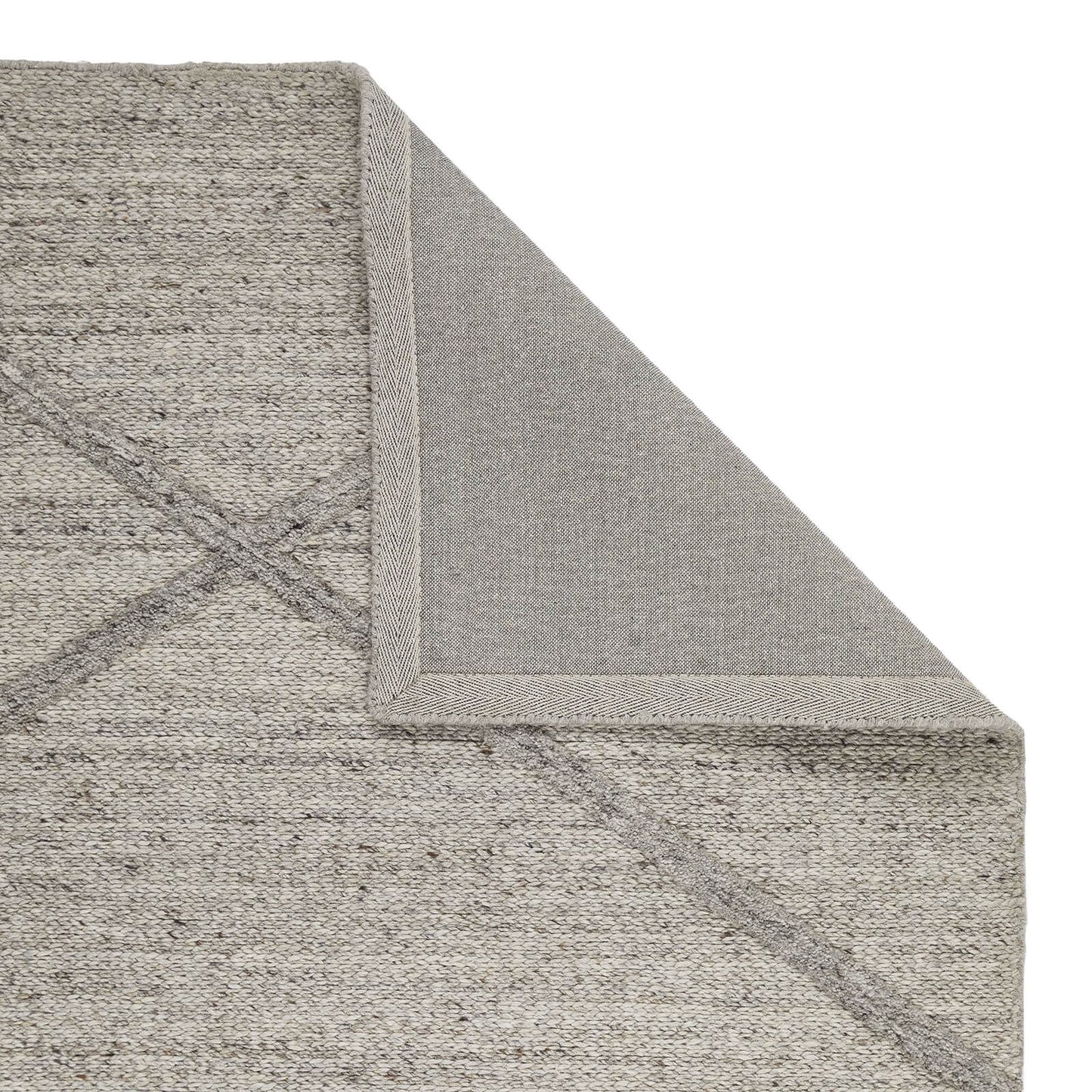 Stellar Checker Textured Natural Rug