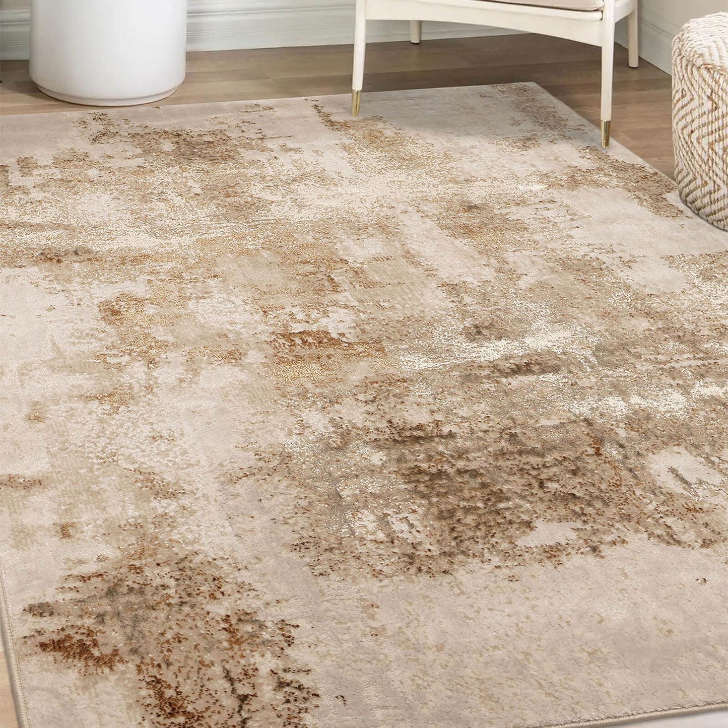 Dusk Marble Champagne Rug