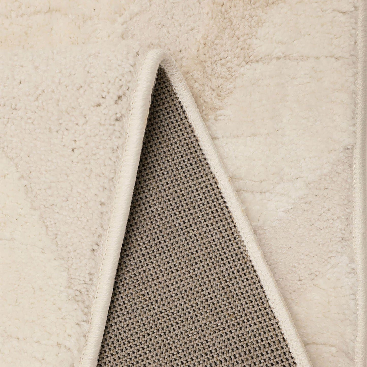 Ava Pave Cream Semi Plain Rug