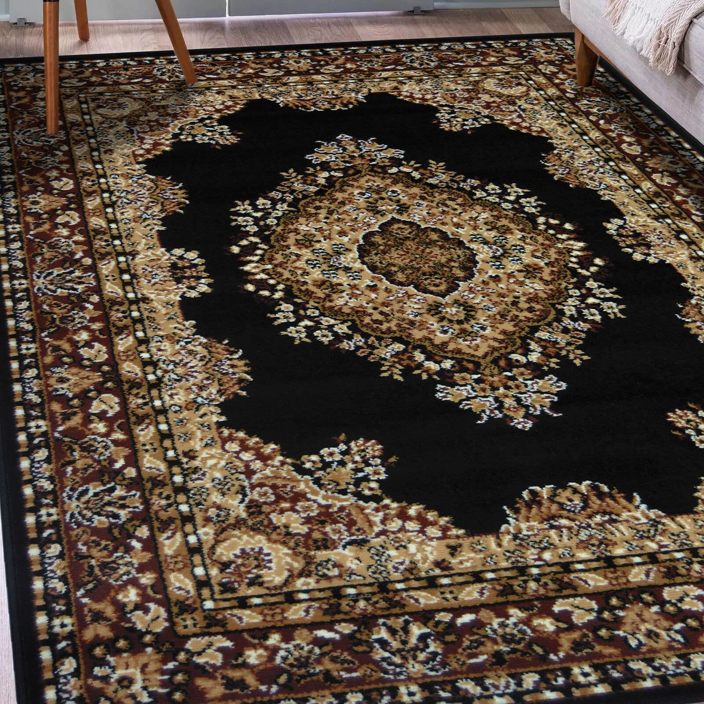 Maestro Navy Traditional Rug