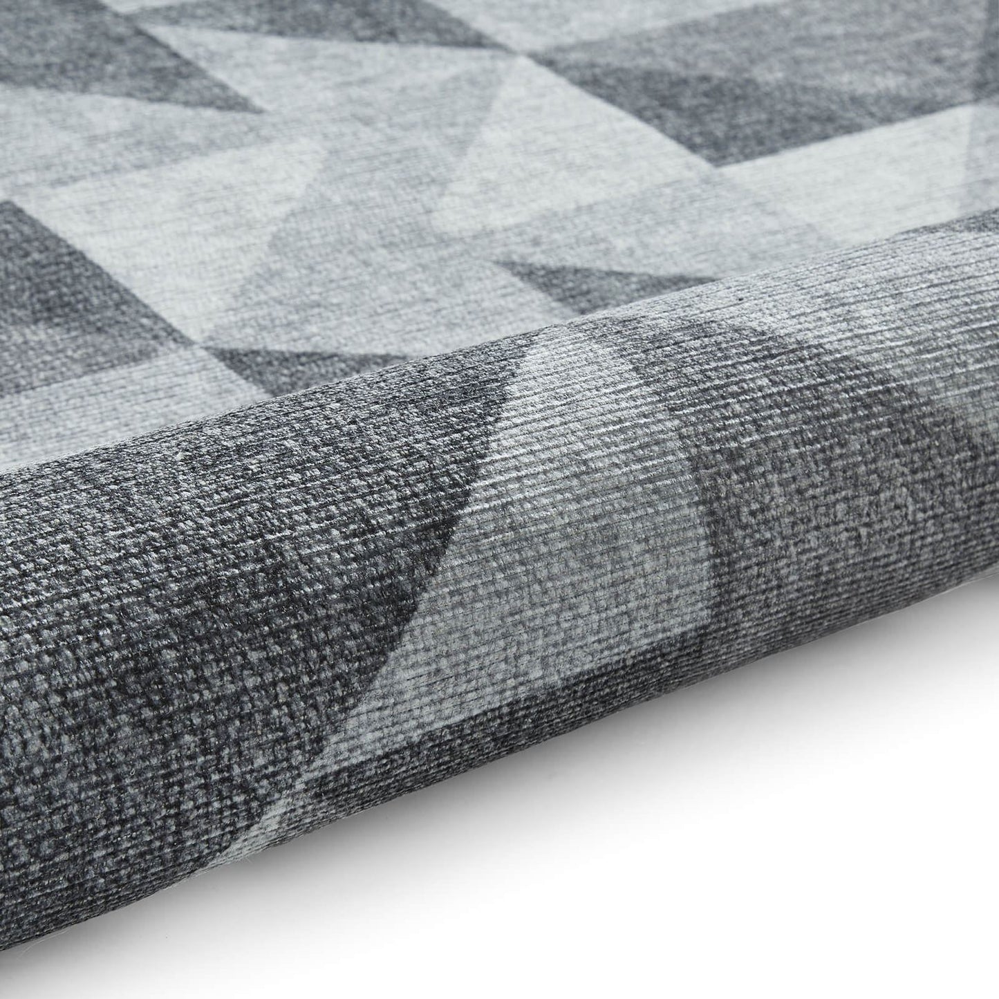 Coral H1057 Grey Modern Washable Rug