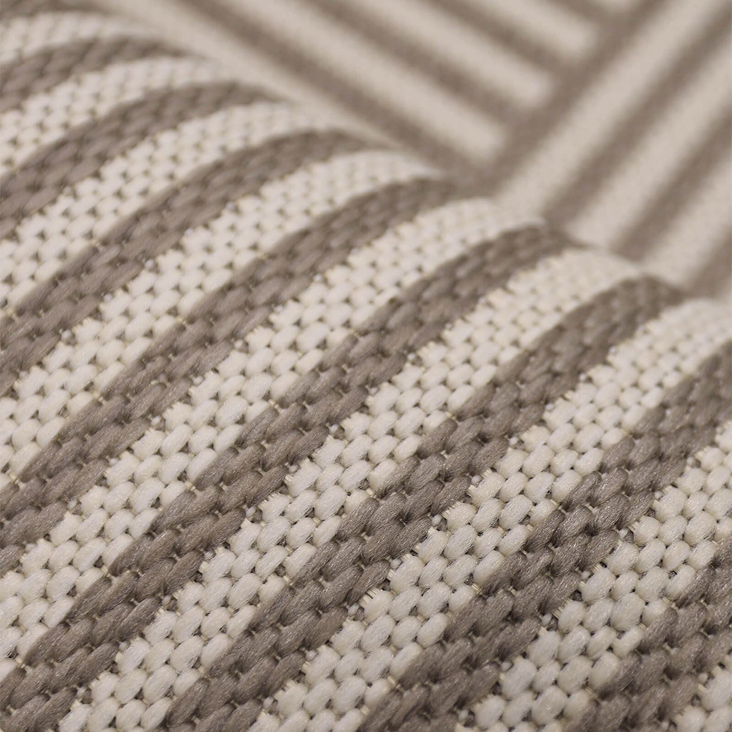 County Multi Stripe Natural Geo Rug