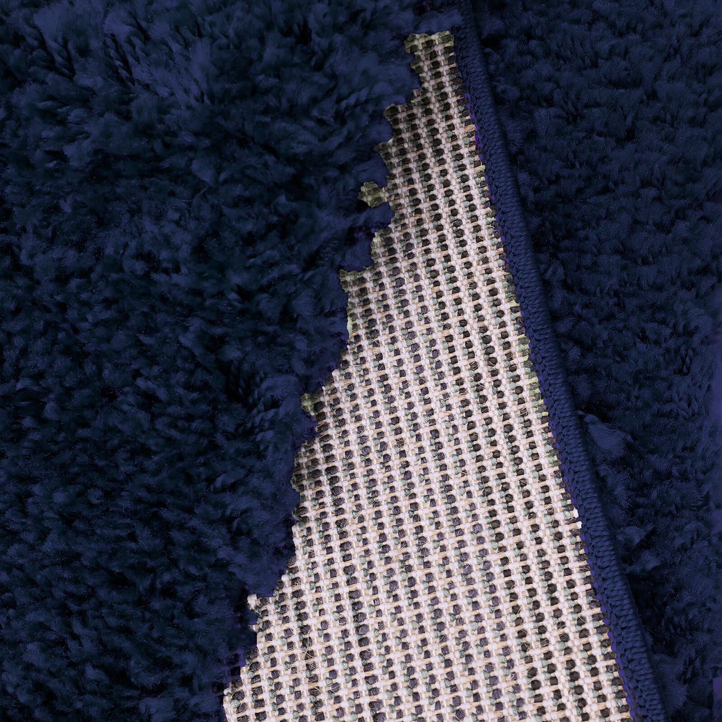 Jazz Shaggy Navy Plain Rug