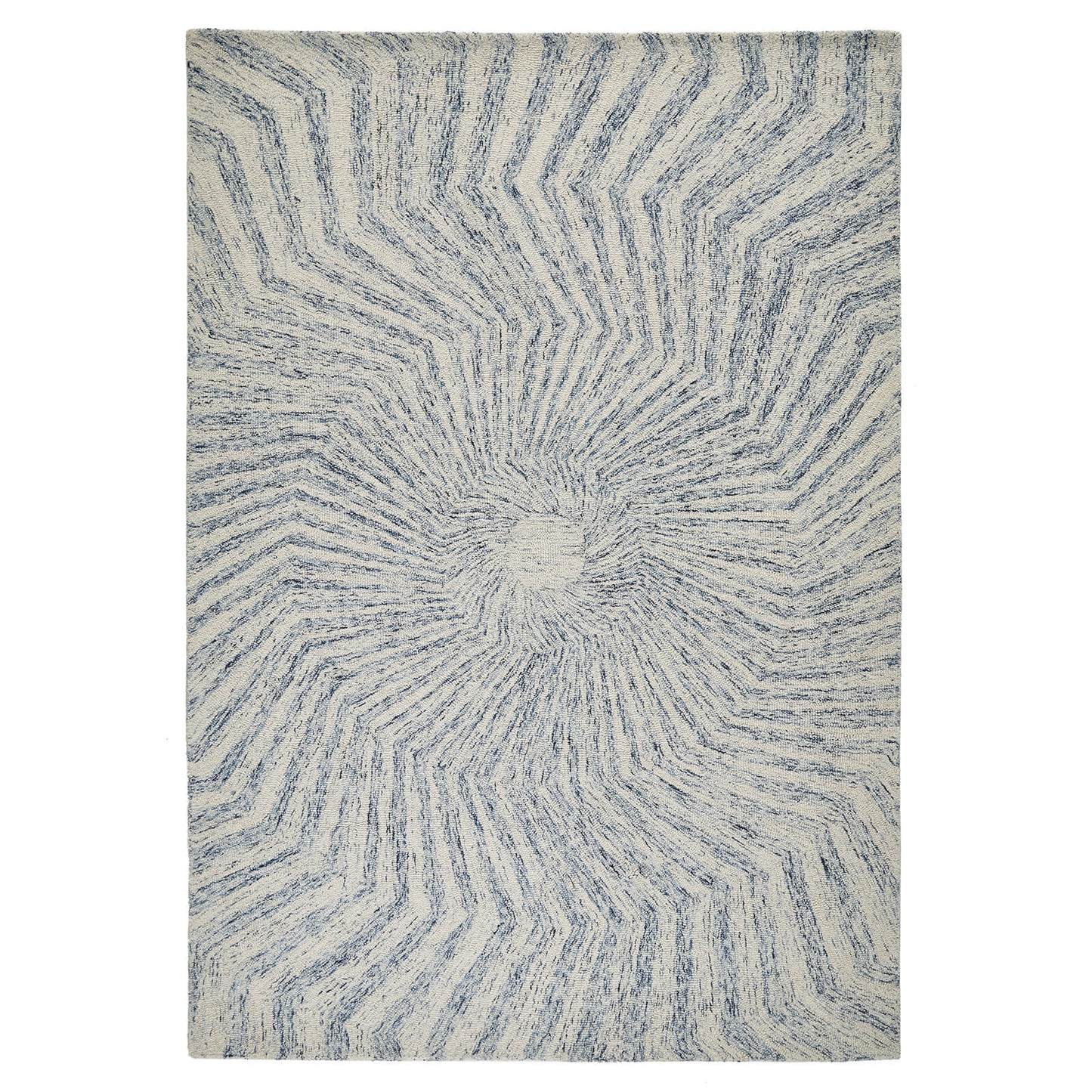 Elements Spiral Blue Rug - 120x170