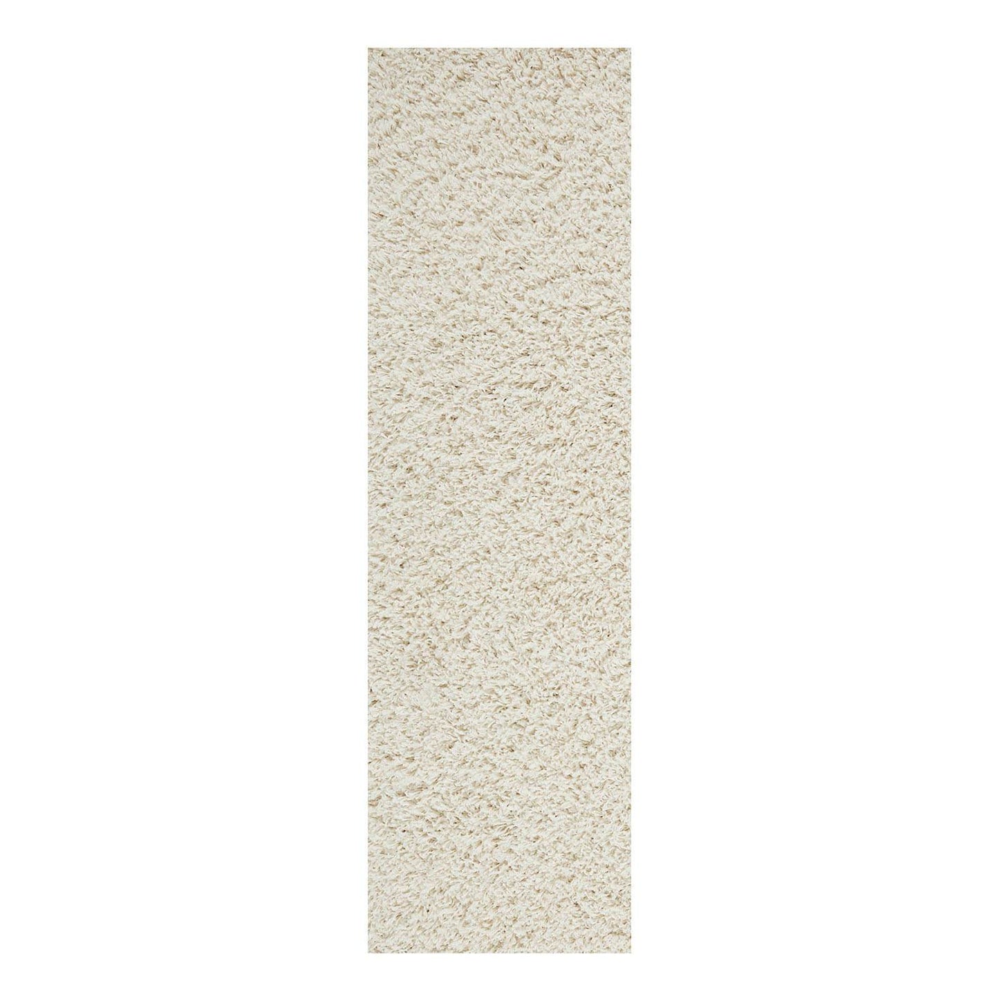 Isla White and Cream Shaggy Rugs