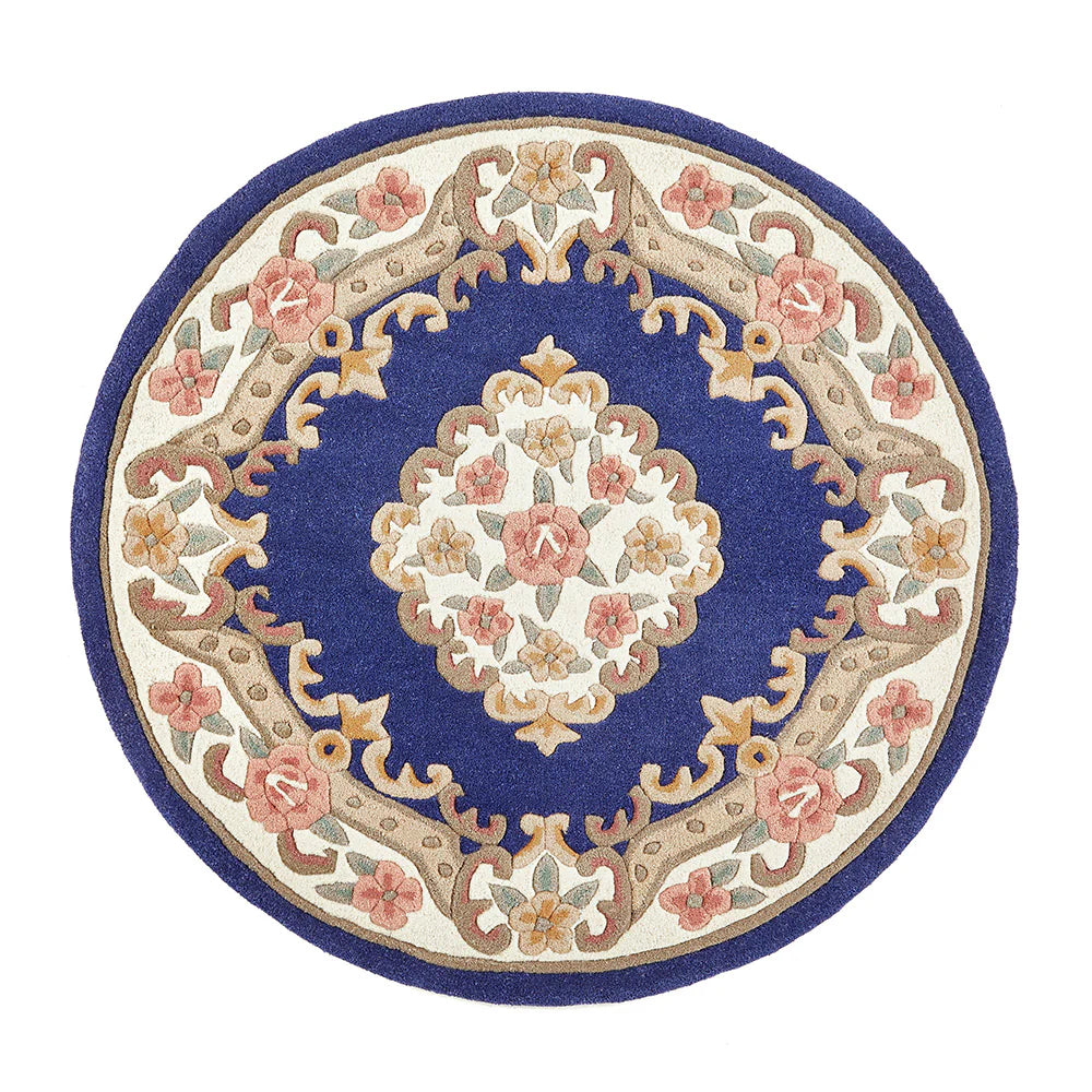 Shensi Blue Navy Traditional Rugs