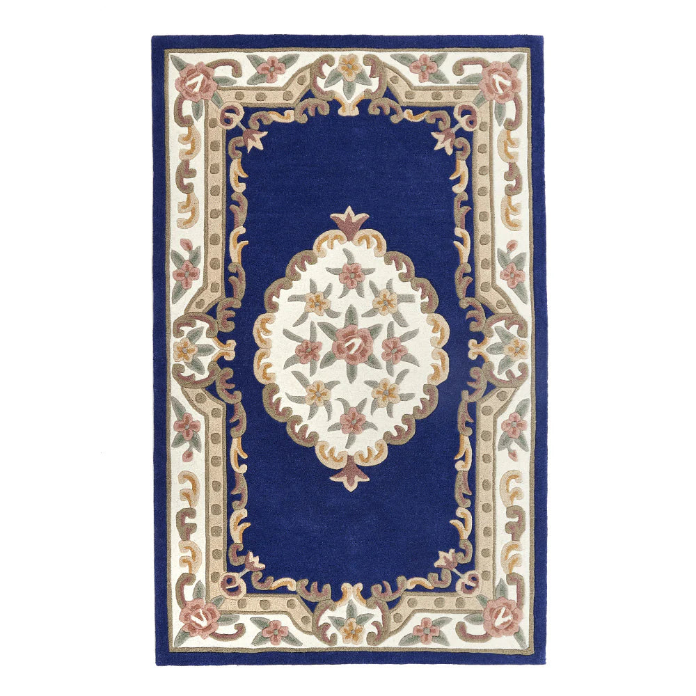 Shensi Blue Navy Traditional Rugs
