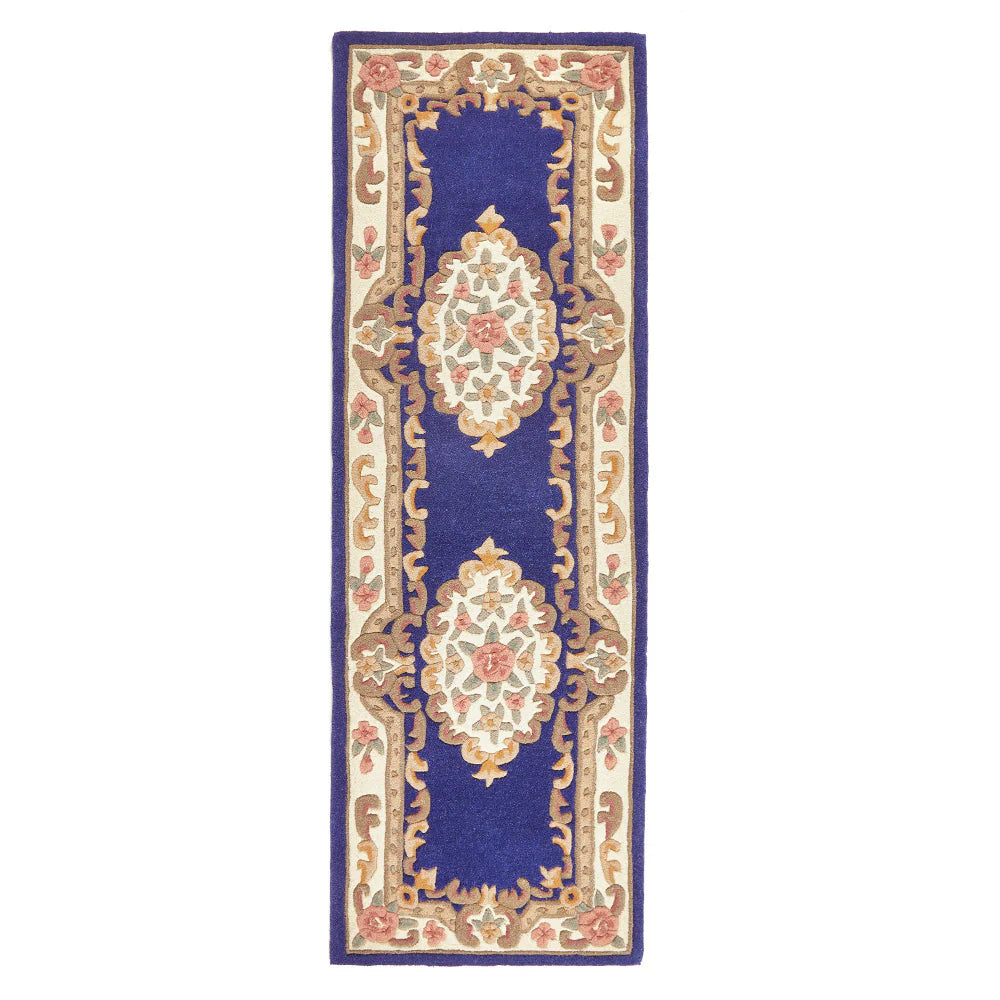 Shensi Blue Navy Traditional Rugs