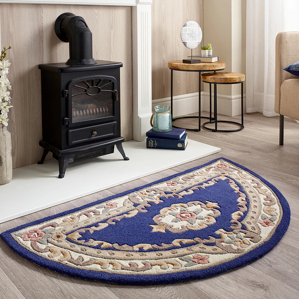 Shensi Blue Navy Traditional Rugs