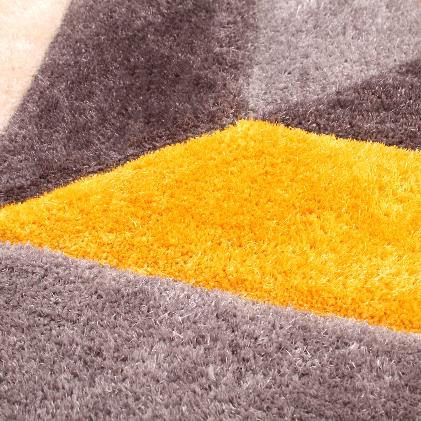 Ultimate Home Living 3D Carved Blazon Ochre Rug