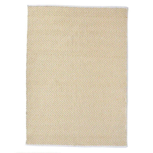Hug Rug Woven Herringbone Rug Gold Rug