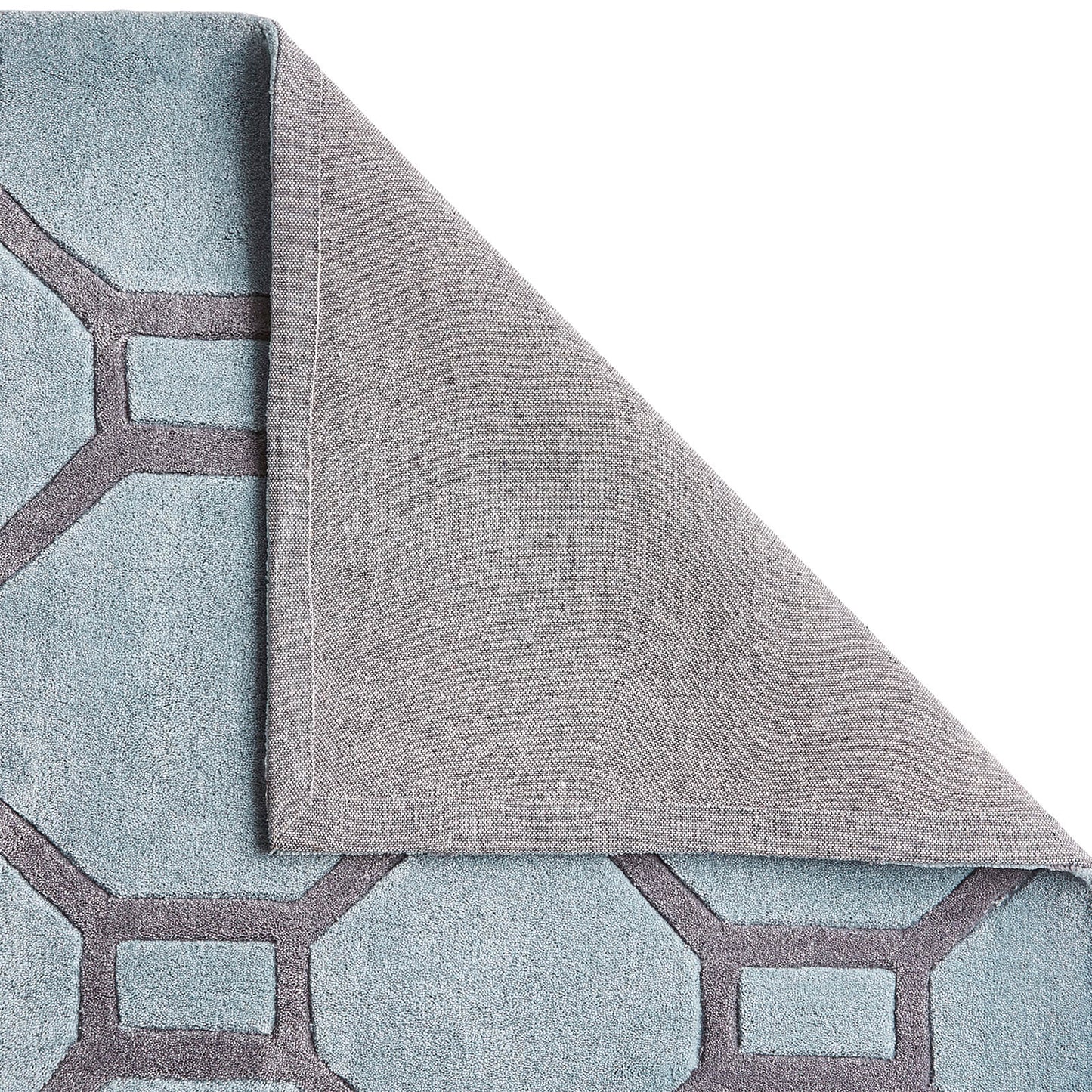 Think Rugs Hong Kong 4338 Blue / Grey Rug