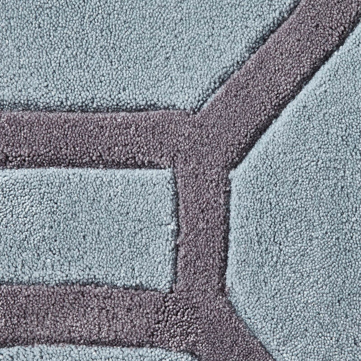 Think Rugs Hong Kong 4338 Blue / Grey Rug