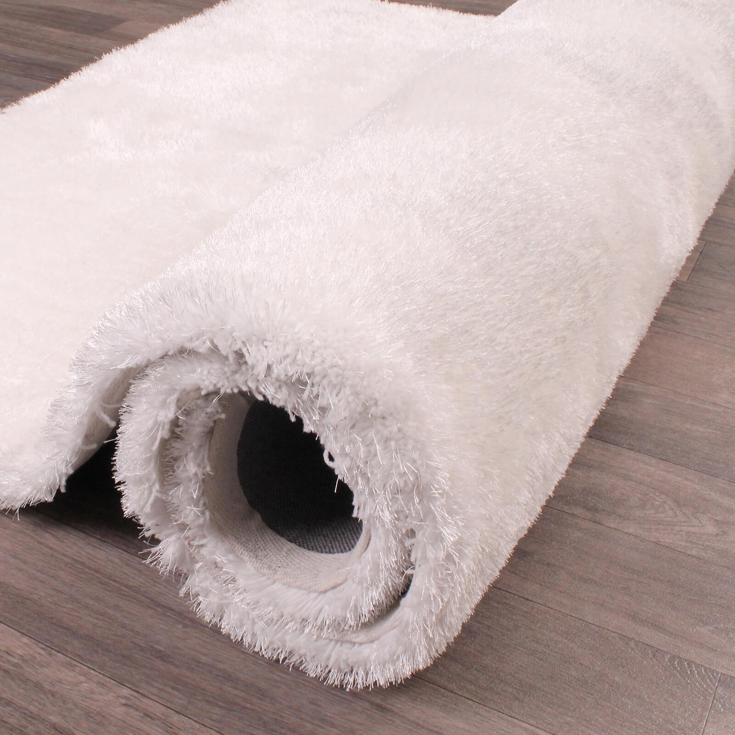 Handmade Carpets Indigo Plain Ivory Rug