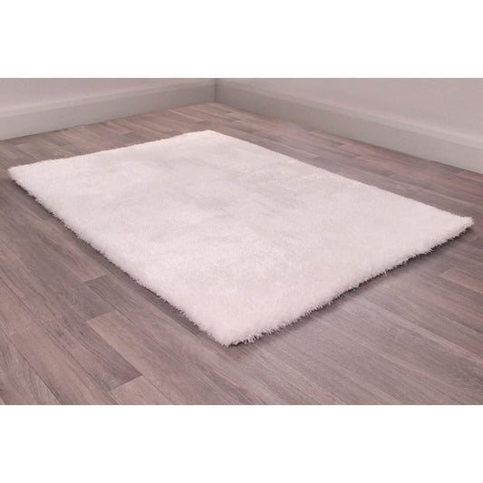 Handmade Carpets Indigo Plain Ivory Rug