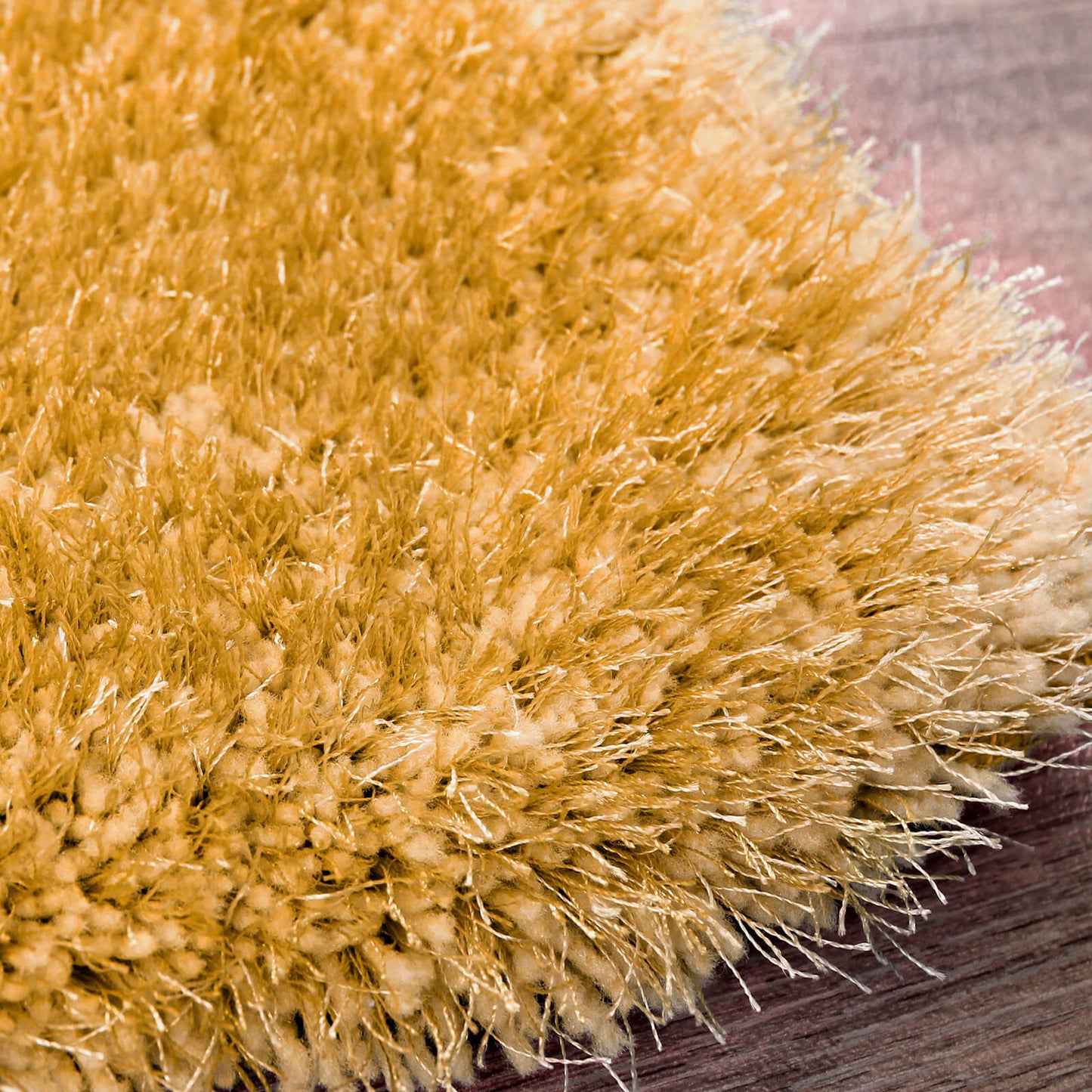Handmade Carpets Indigo Plain Ochre Rug