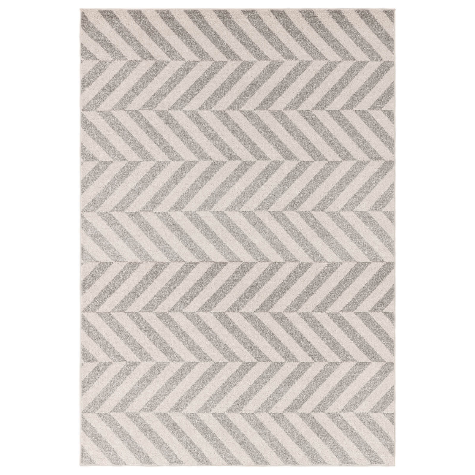 Asiatic Muse MU07 Chevron Grey Rug