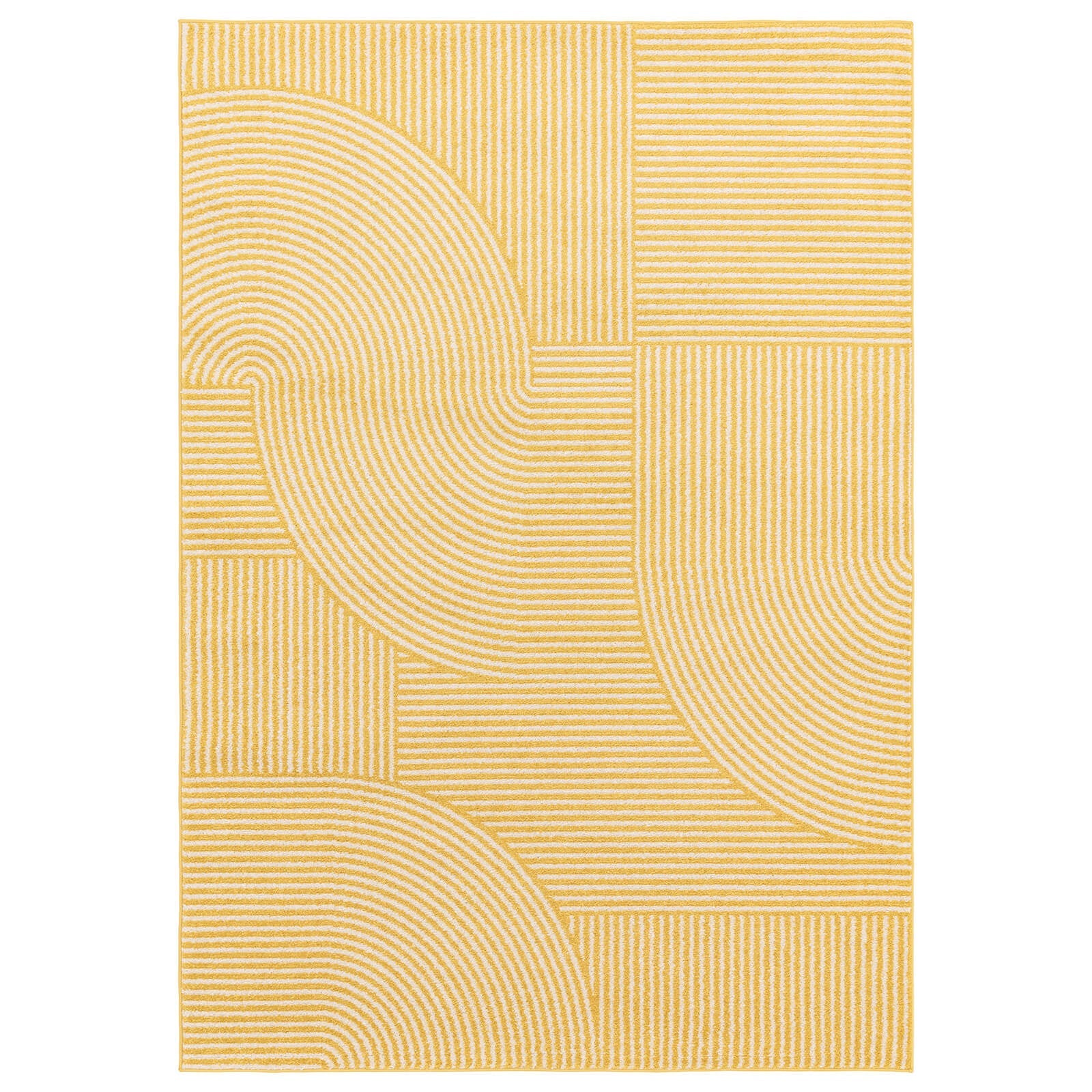Asiatic Muse MU18 Geometric Yellow Rug